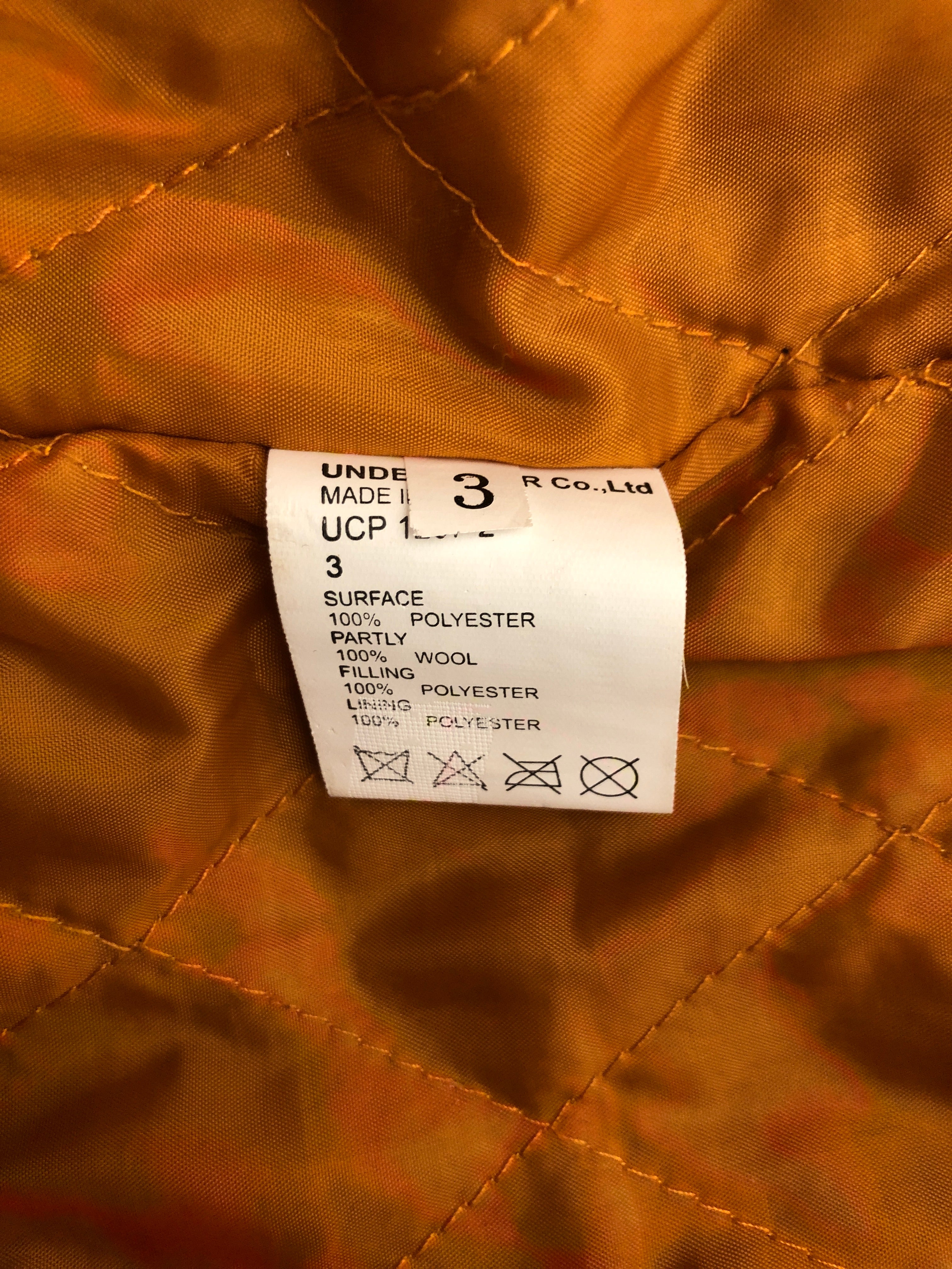 UNDERCOVER/Flight Jkt/3/Nylon/GRN/No Collar/ view 4