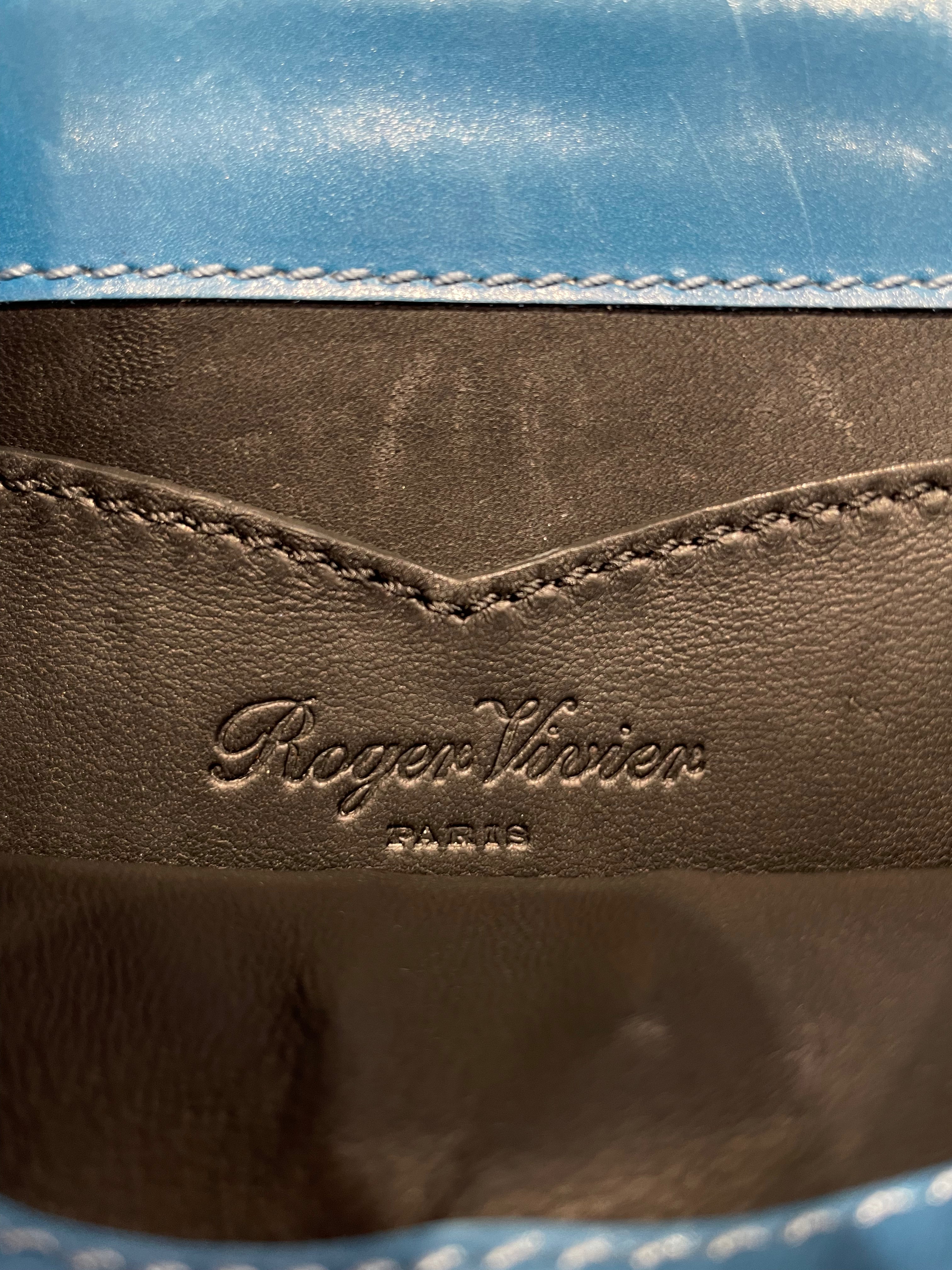 Roger Vivier/Hand Bag/BLU/Ponyhair Beads view 3