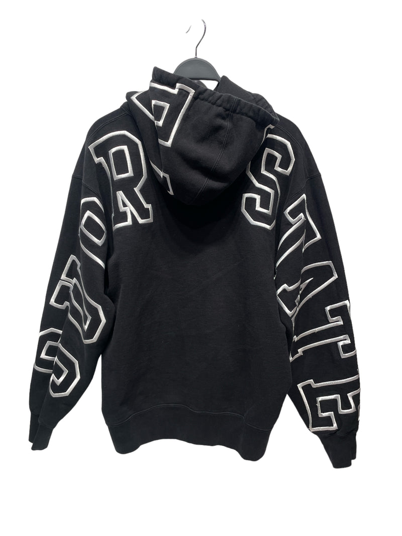 Supreme/Hoodie/L/Graphic/Cotton/BLK/State Hooded