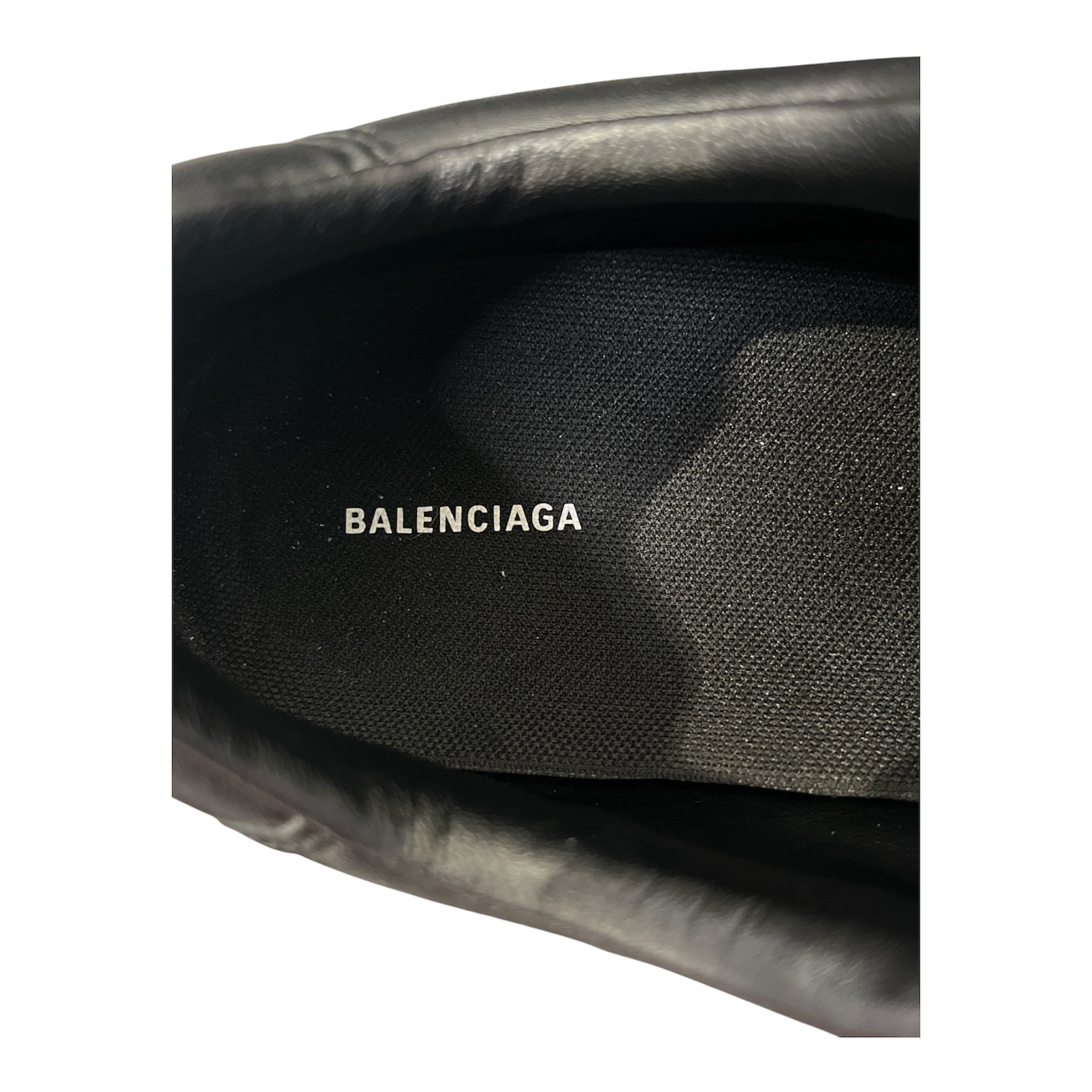 BALENCIAGA/Low-Sneakers/US 11/Leather/BLK/ view 3