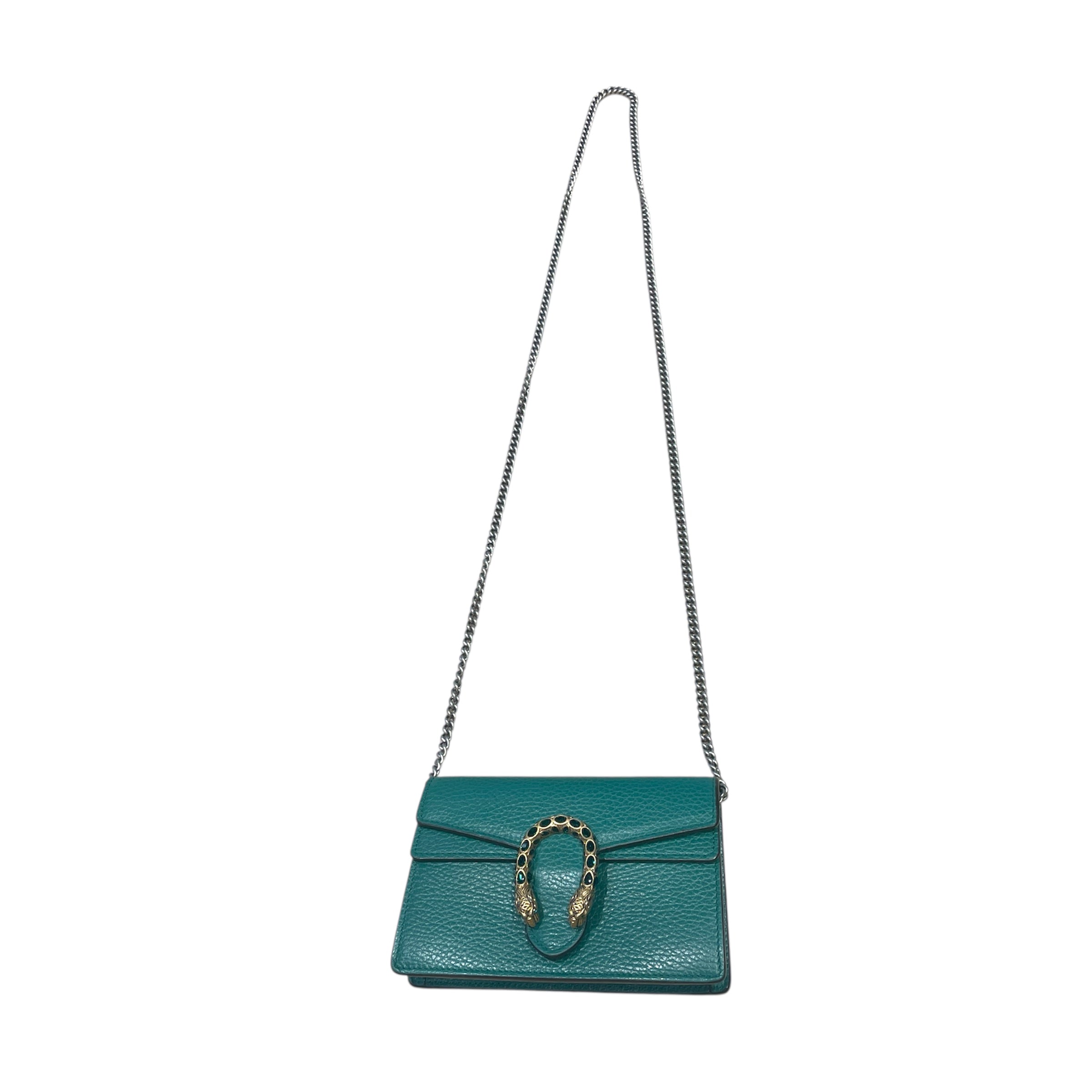 GUCCI/Cross Body Bag/Leather/GRN/Suprer Mini Dionysus view 1