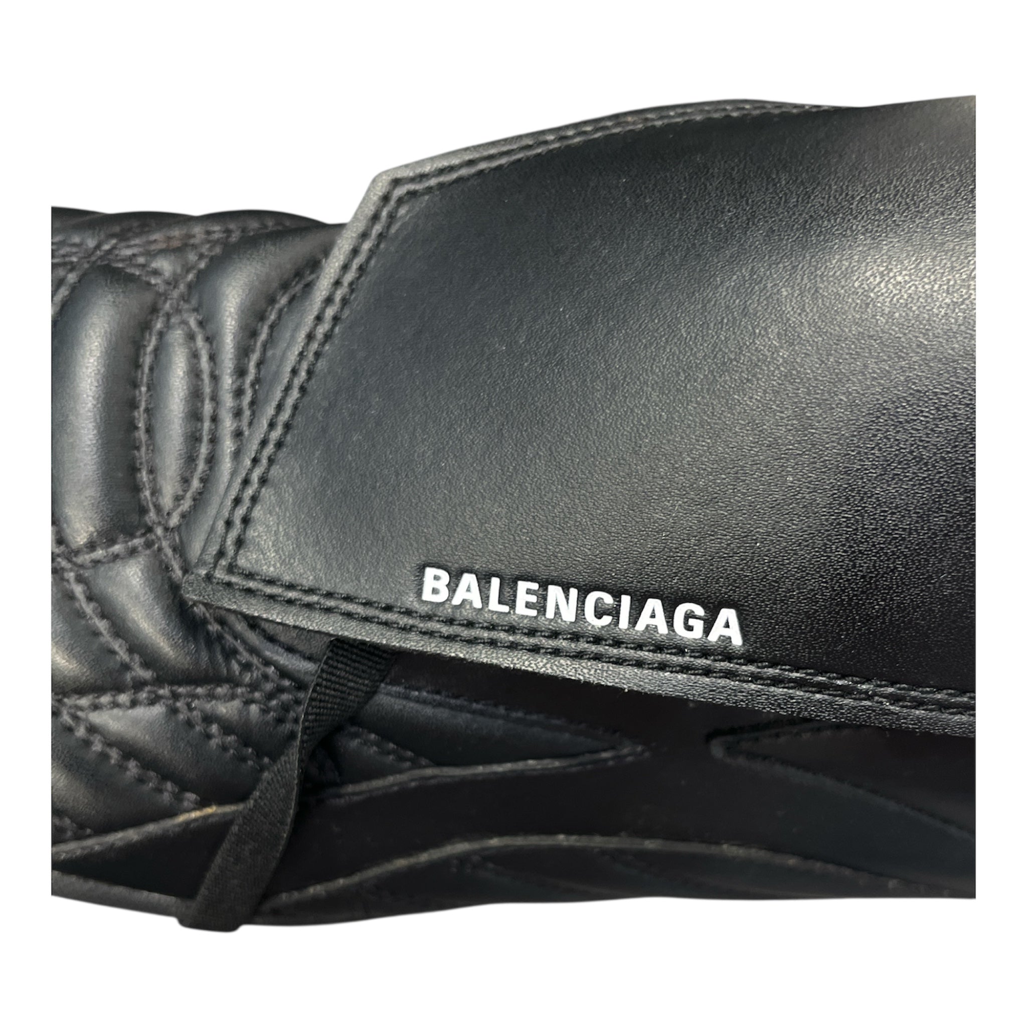 BALENCIAGA/Low-Sneakers/US 11/Leather/BLK/ view 4