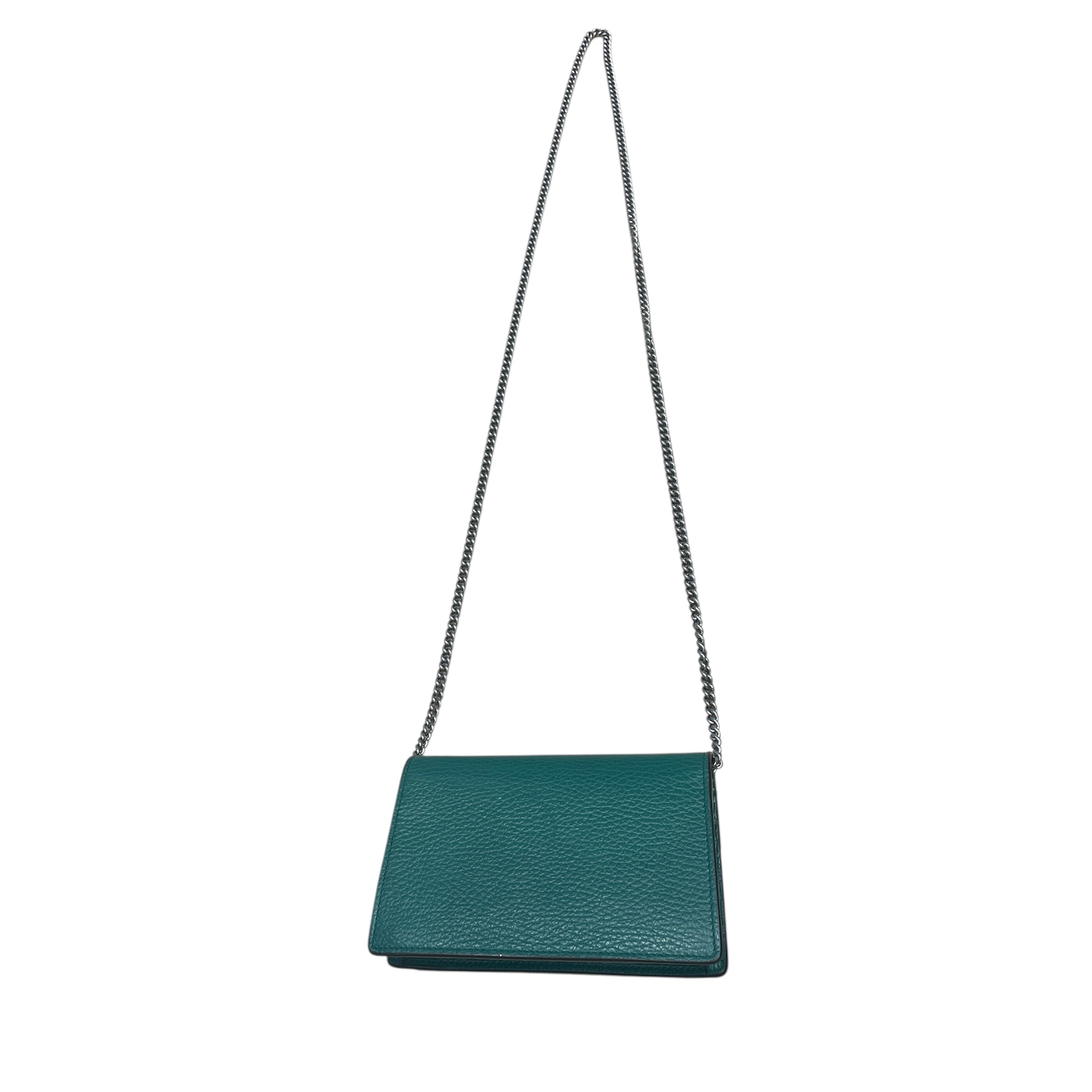 GUCCI/Cross Body Bag/Leather/GRN/Suprer Mini Dionysus view 2