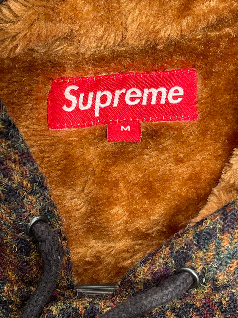 Supreme/Jacket/M/Tweed/MLT/Stripe/TAN HARRIS TWEED HOODED COACH