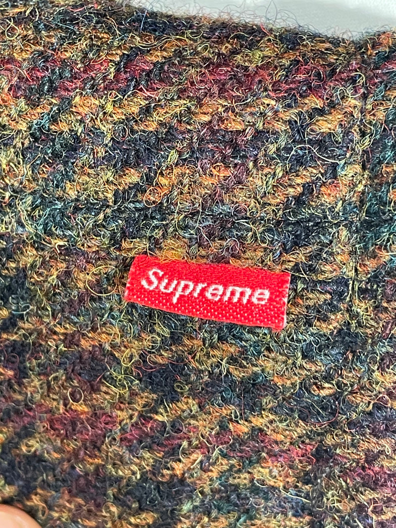 Supreme/Jacket/M/Tweed/MLT/Stripe/TAN HARRIS TWEED HOODED COACH