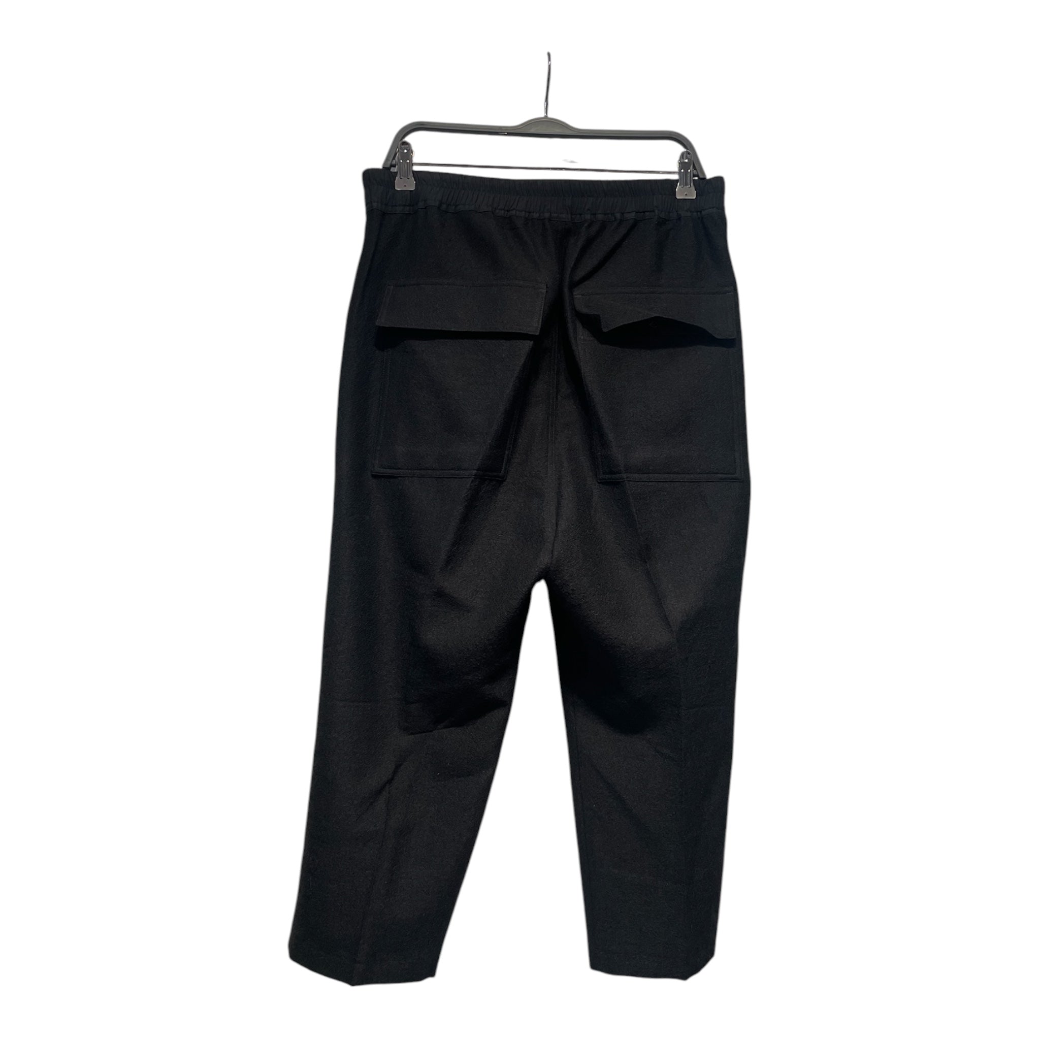 Rick Owens/Straight Pants/52/Wool/BLK/glitter fw17 view 2