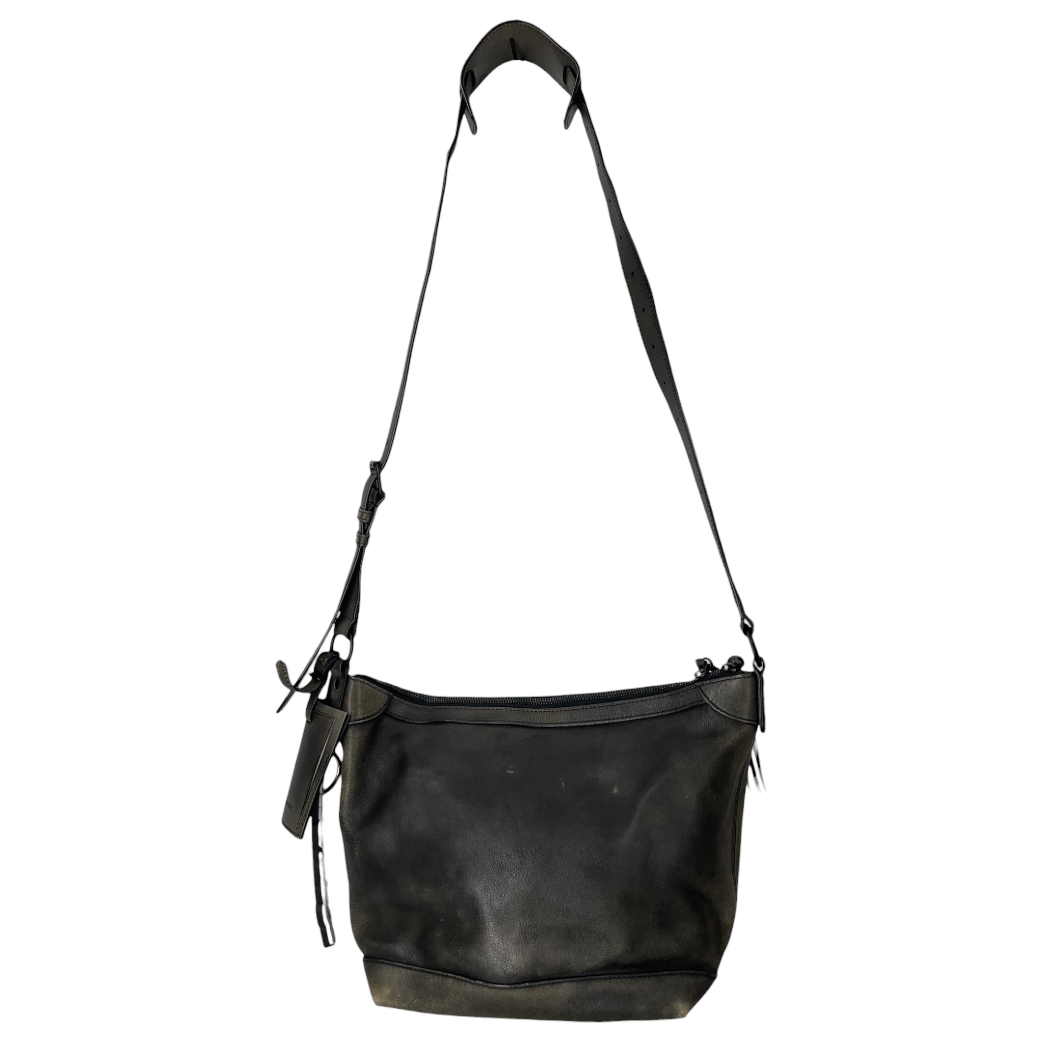 BALENCIAGA/Cross Body Bag/Leather/GRY/NEO CLASSIC HOBO BAG view 2