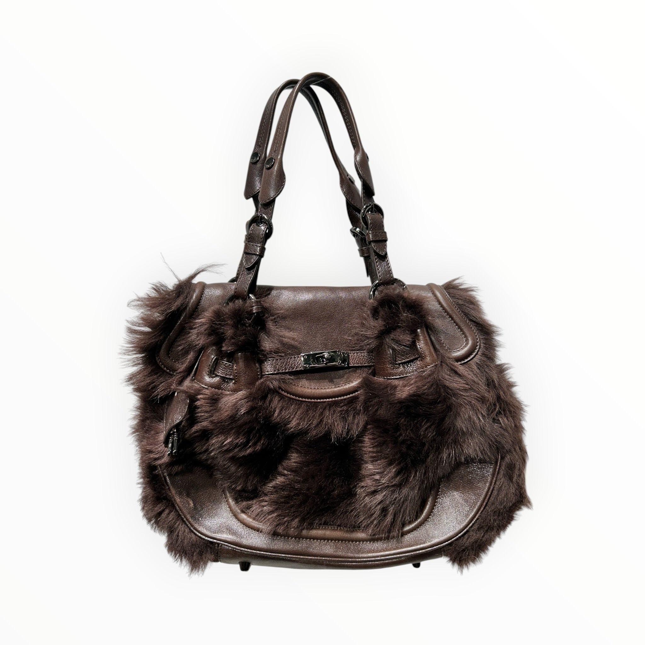 MOSCHINO/Hand Bag/Leather/BRW/ view 1