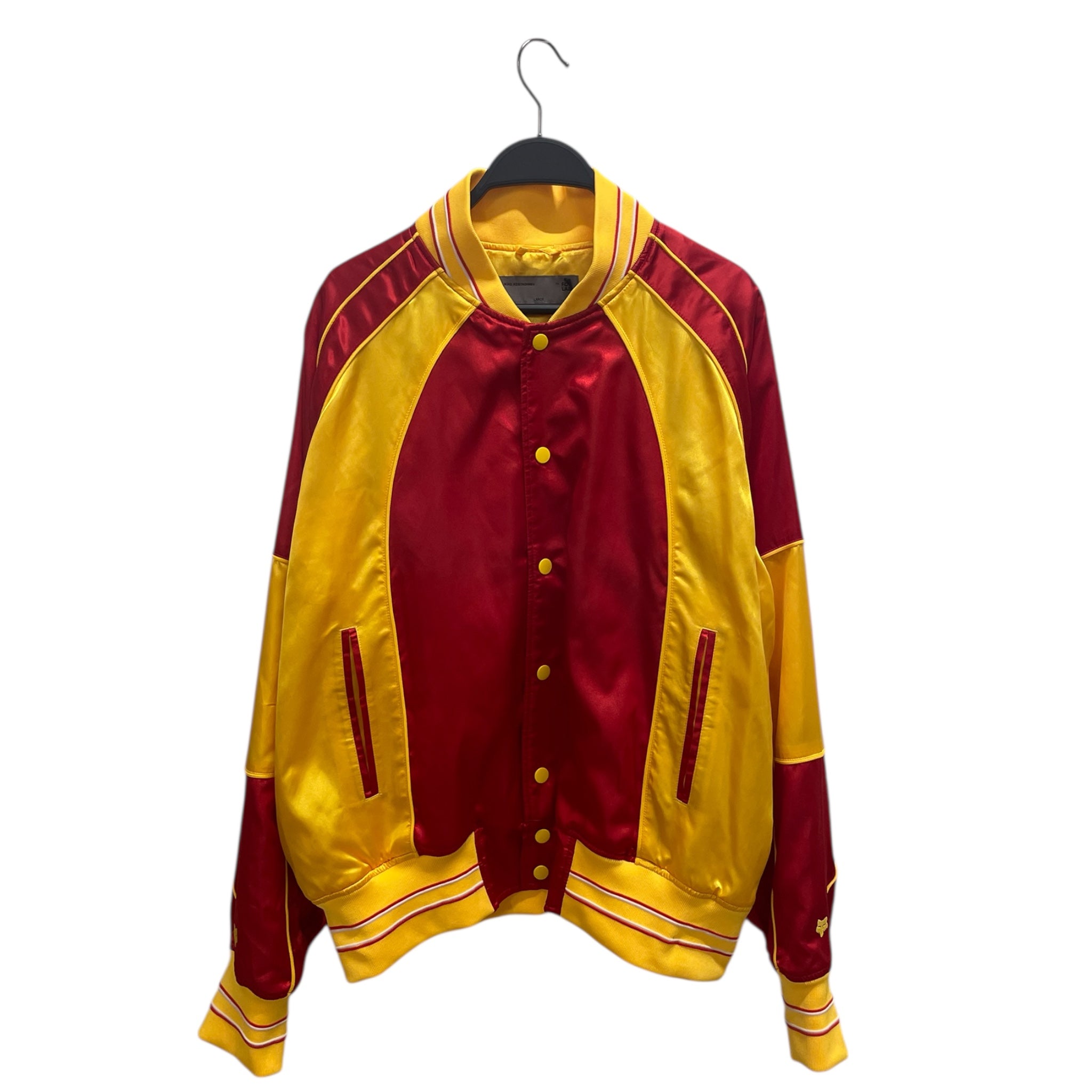 Kiko Kostadinov/Flight Jkt/L/Polyester/RED/fox on back view 1