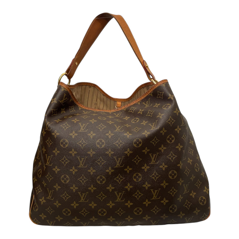 LOUIS VUITTON/Boston Bag/L/Monogram/Leather/BRW/DELIGHTFUL GM
