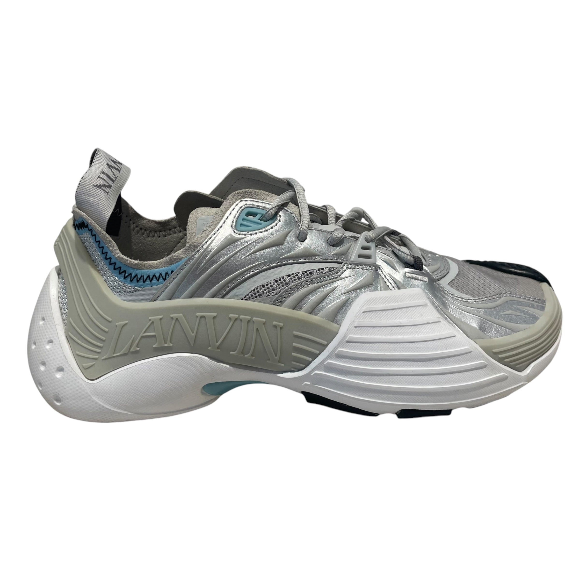 LANVIN/Low-Sneakers/EU 42/Cotton/WHT/Lanvin FLash X Sneakers view 4