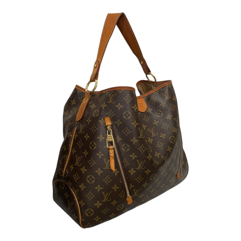LOUIS VUITTON/Boston Bag/L/Monogram/Leather/BRW/DELIGHTFUL GM