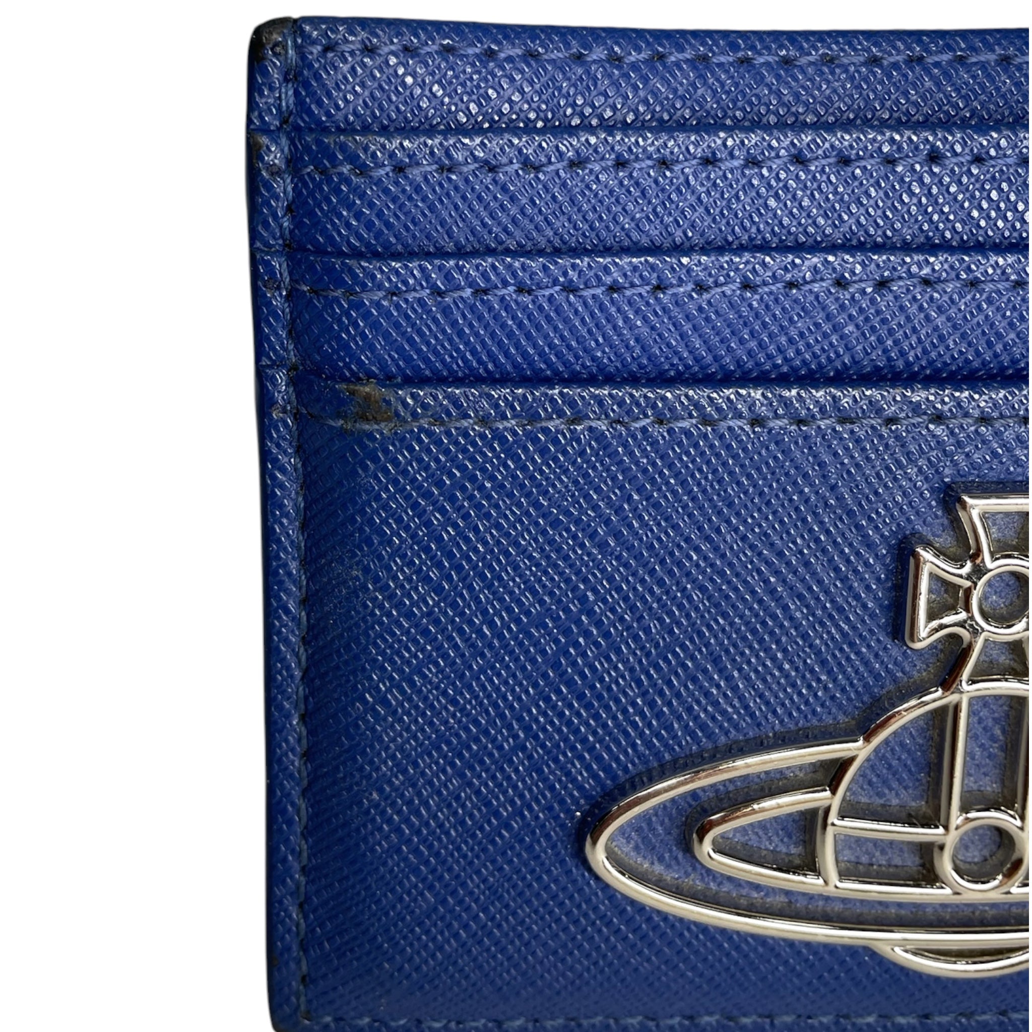 Vivienne Westwood/Wallet/Leather/BLU/L's/SILV LOGO HARDWARE view 4