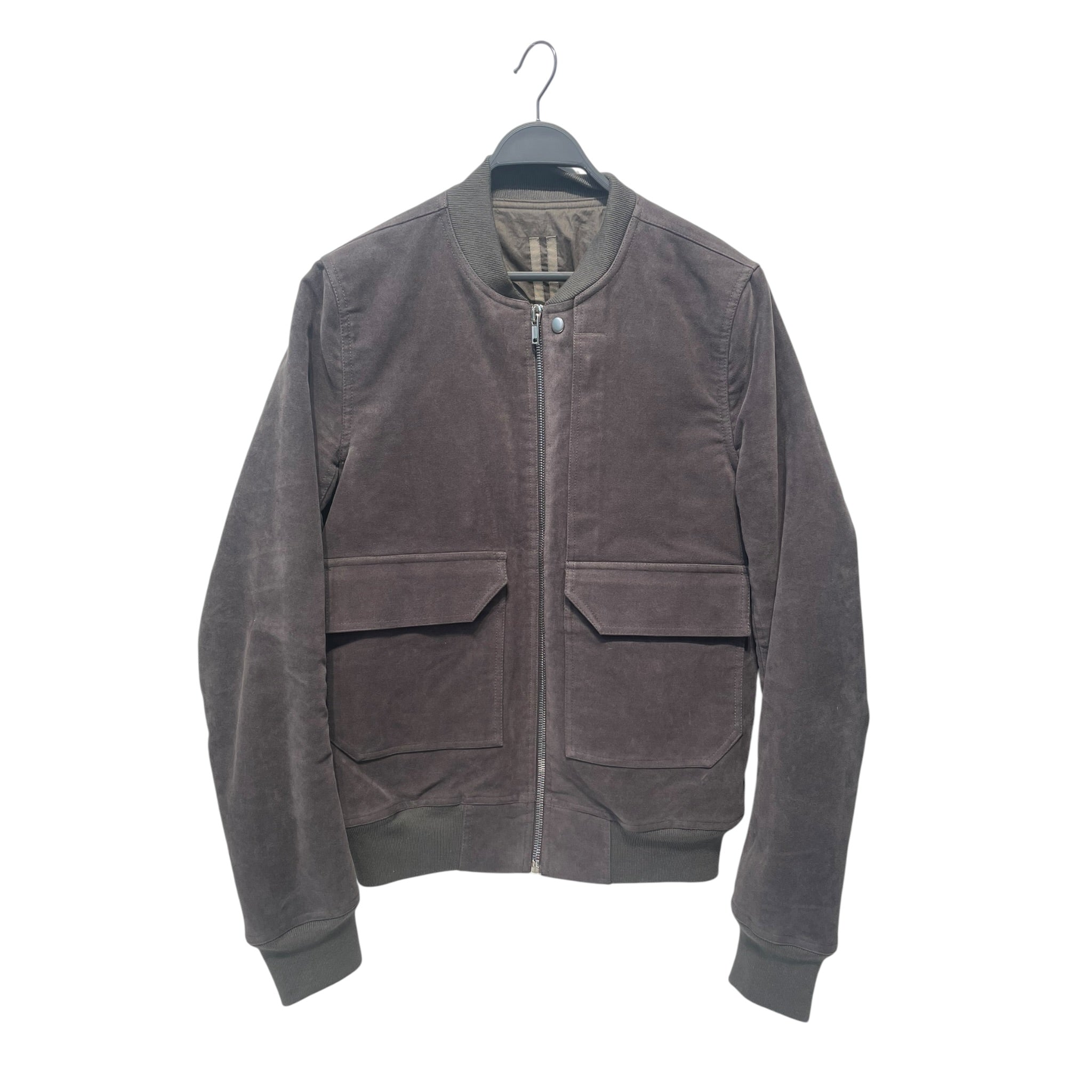 Rick Owens/Souvenir Jkt/LG/Suede/GRY/dark dust view 1