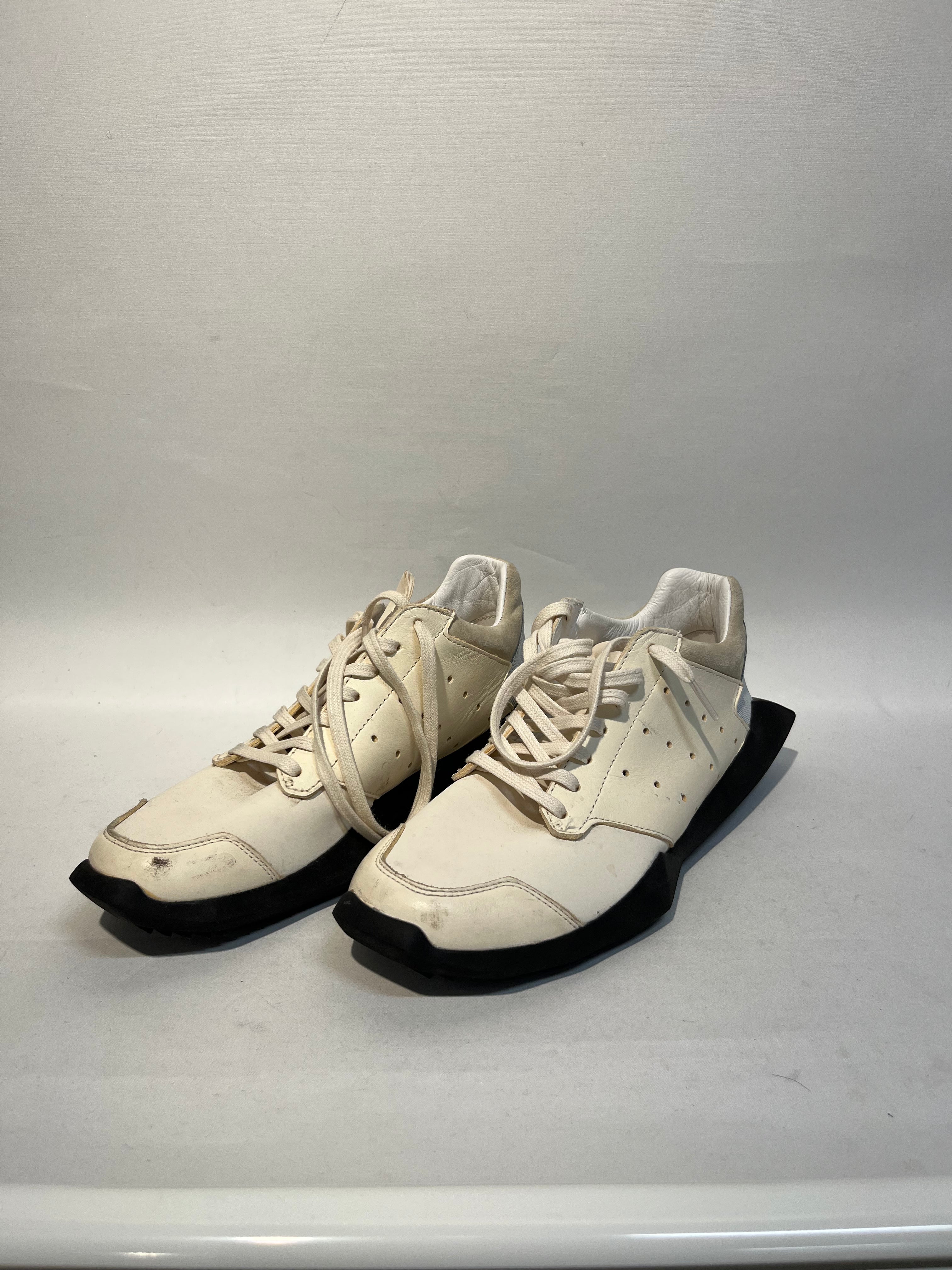 Rick Owens/adidas/Low-Sneakers/US 8.5/CRM/ view 1