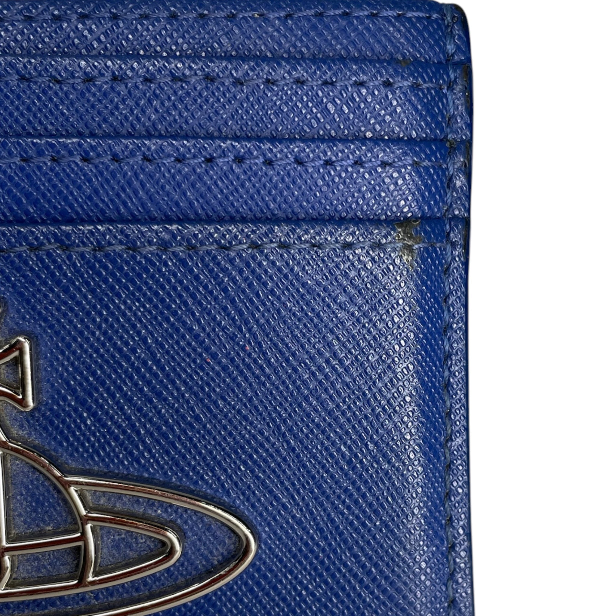 Vivienne Westwood/Wallet/Leather/BLU/L's/SILV LOGO HARDWARE view 5