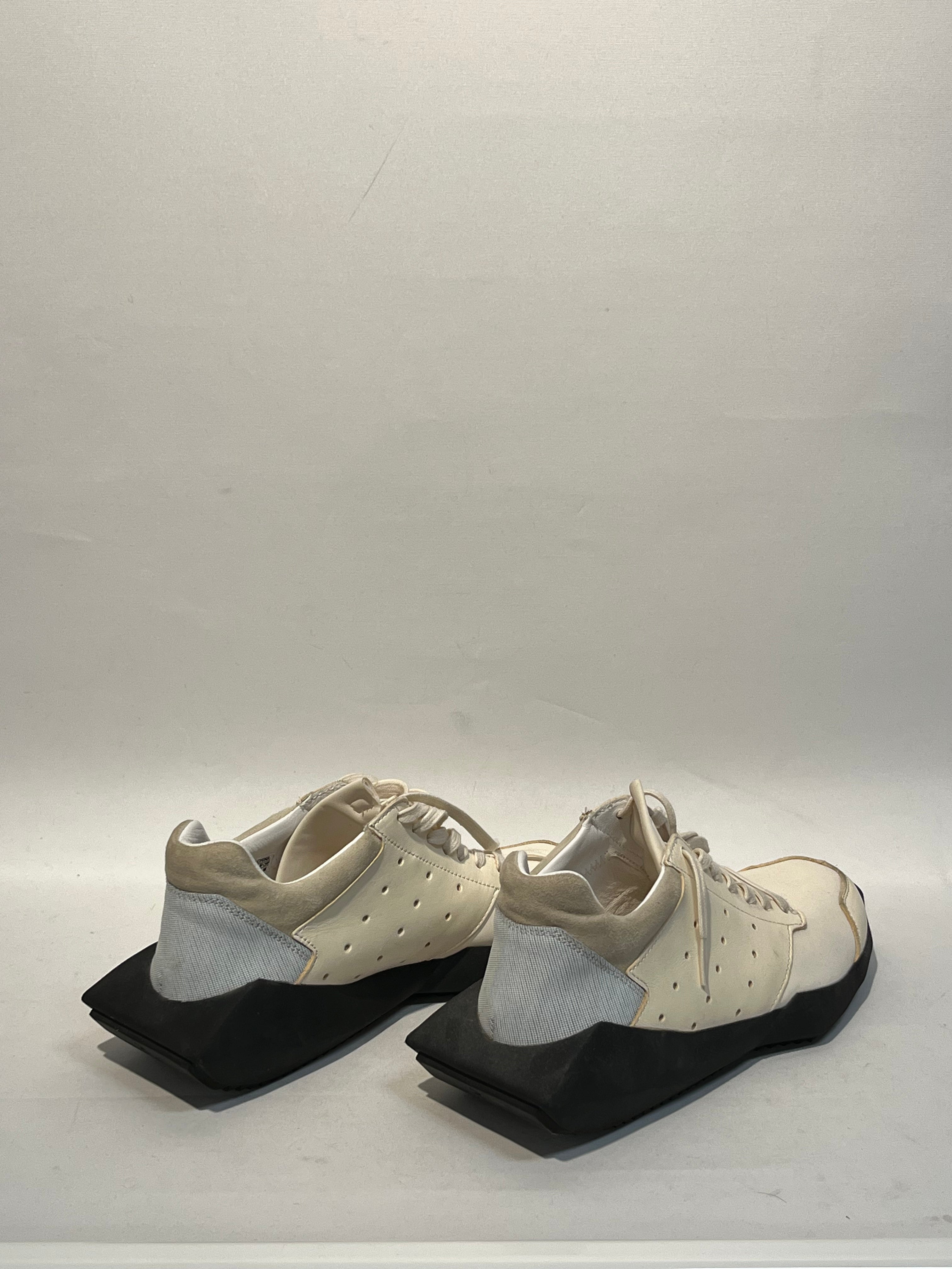 Rick Owens/adidas/Low-Sneakers/US 8.5/CRM/ view 2