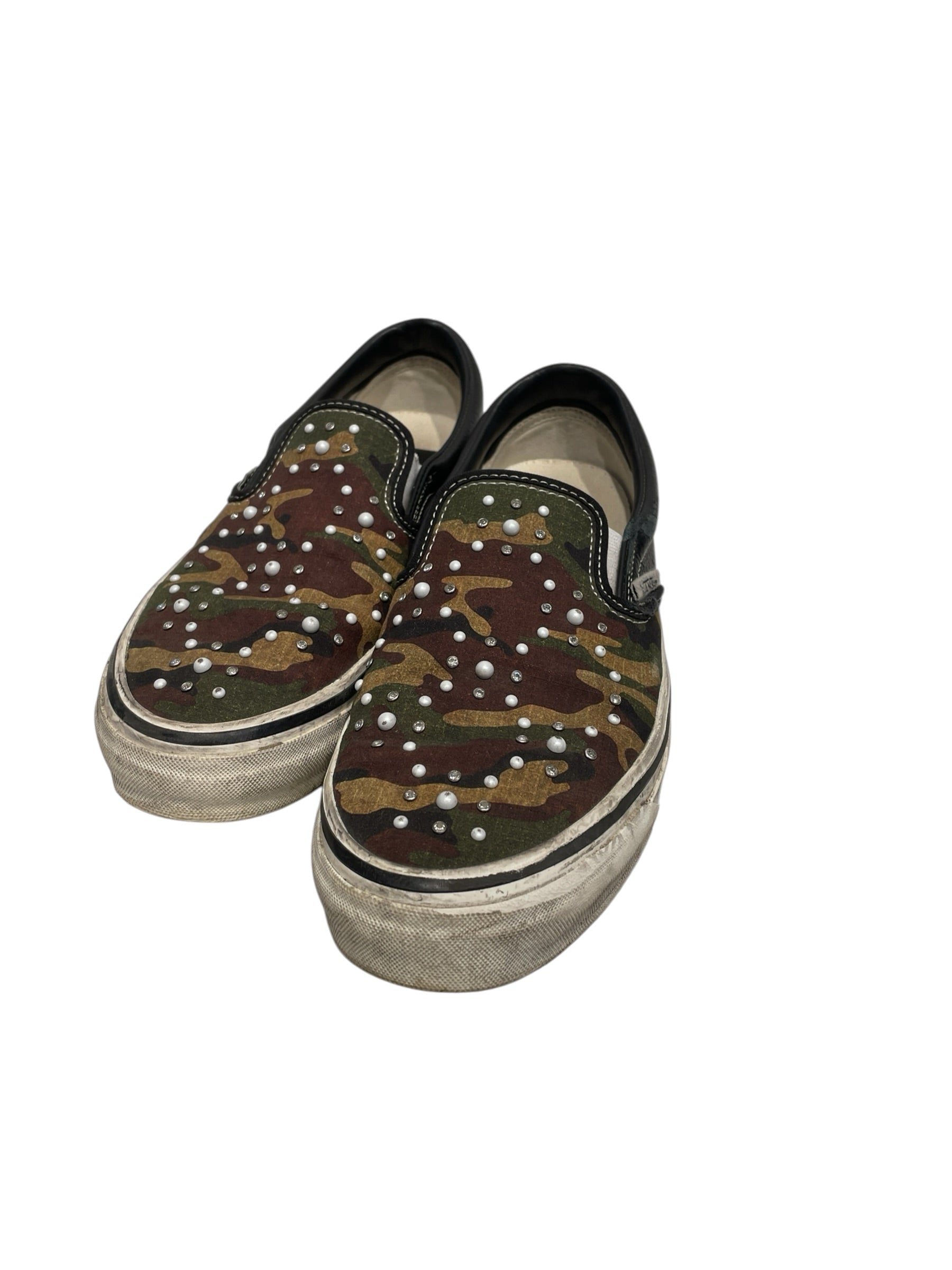 VANS/Low-Sneakers/US 9.5/Camouflage/MLT/"PEARLIZED PACK CAMO BLACK" view 1