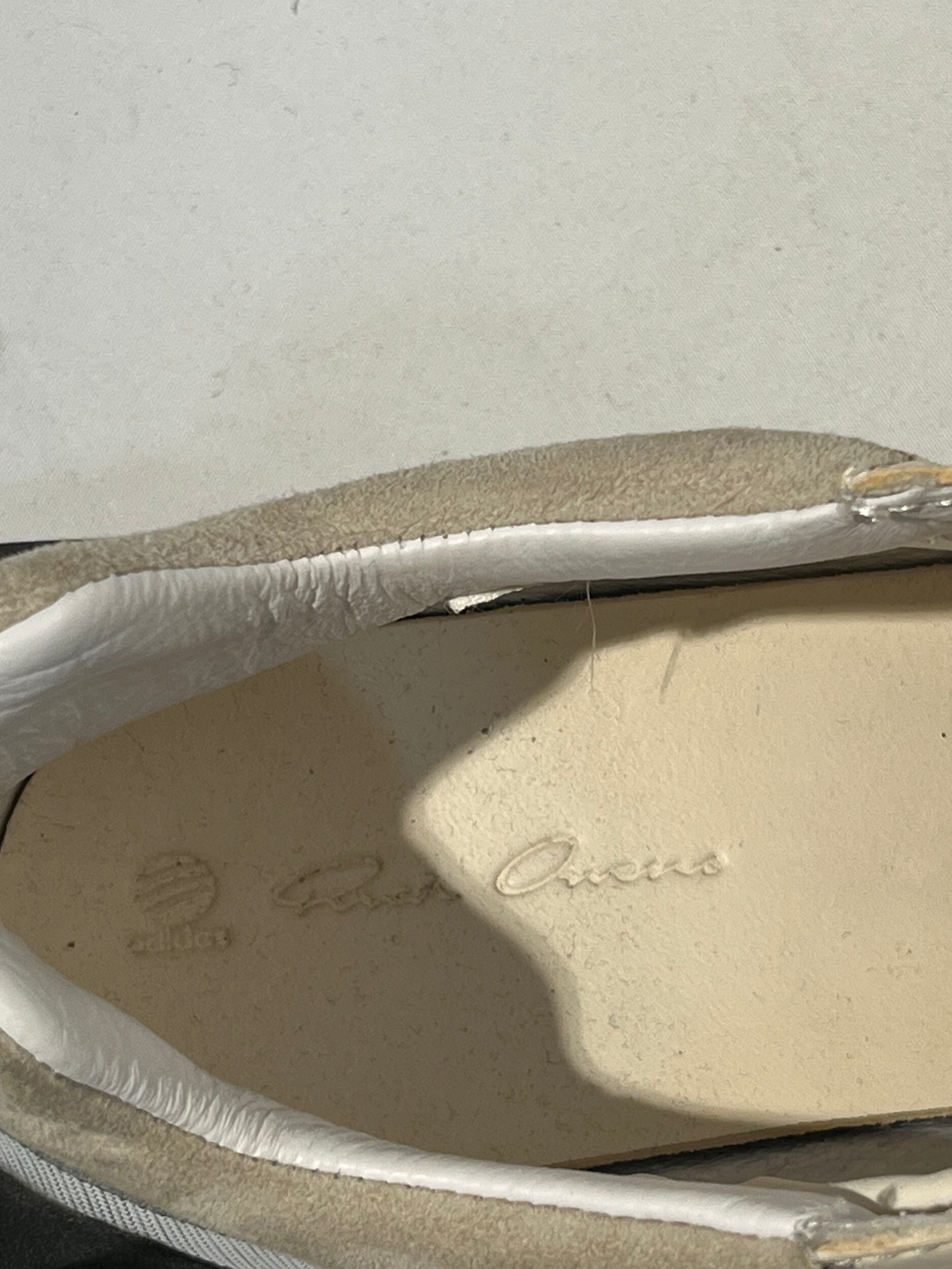 Rick Owens/adidas/Low-Sneakers/US 8.5/CRM/ view 3