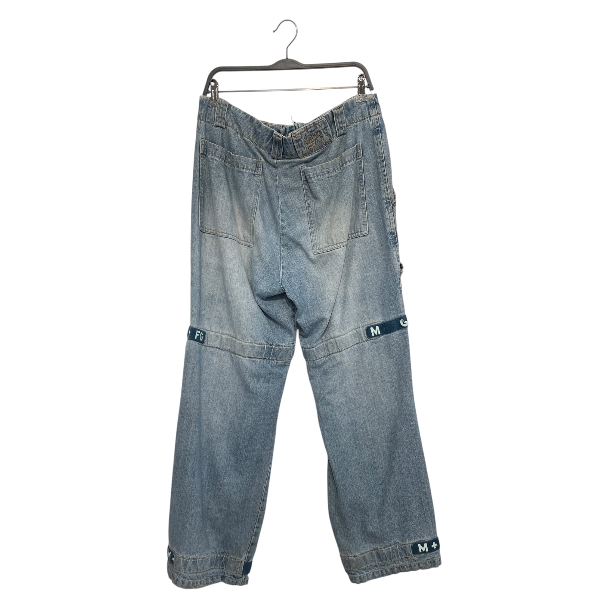MARITHE FRANCOIS GIRBAUD/Pants/34/Denim/BLU/BLUE STAPS MFG+ view 2
