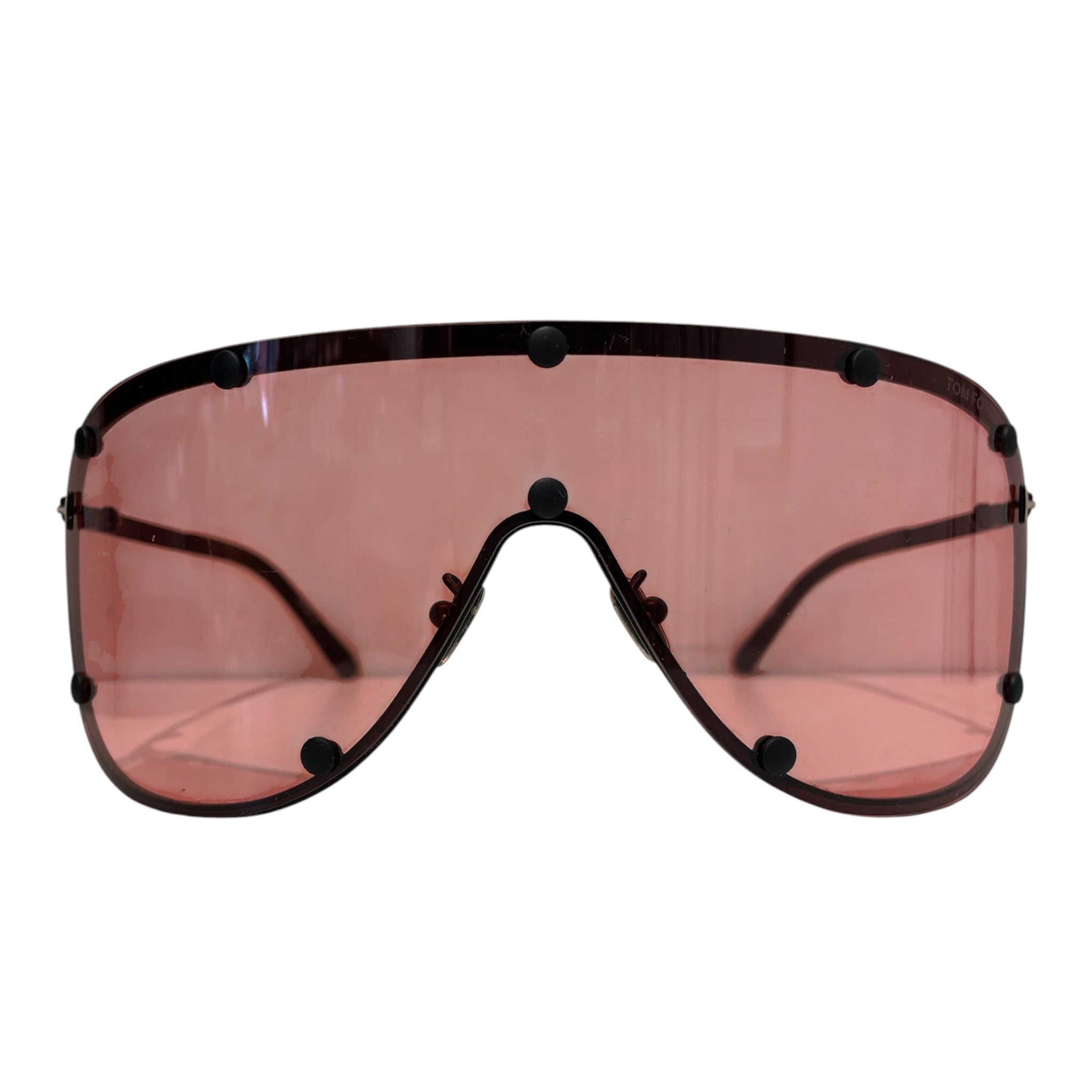 TOM FORD/Sunglasses/Celluloid/RED/KYLER SHIELD SUNGLASSES view 1