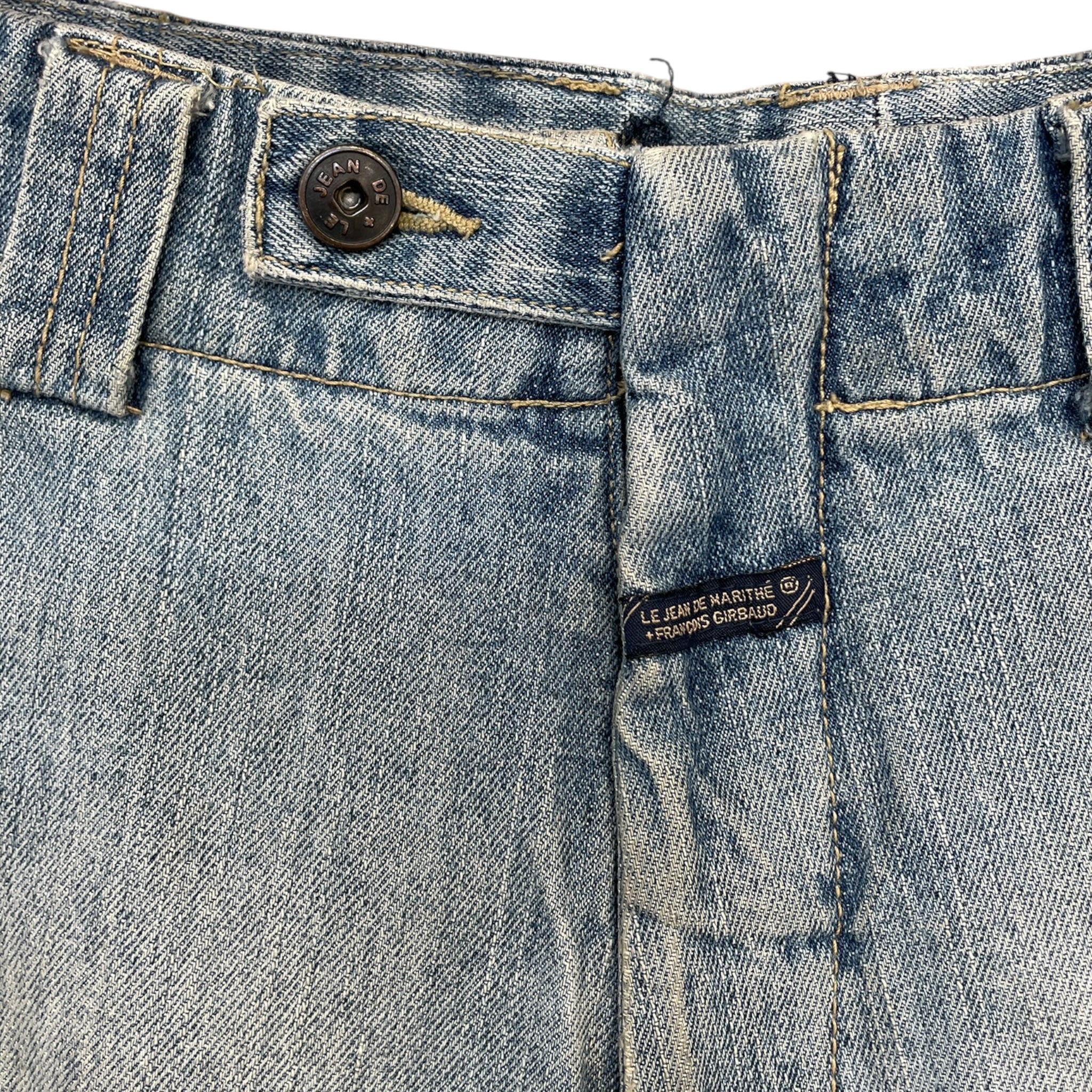 MARITHE FRANCOIS GIRBAUD/Pants/34/Denim/BLU/BLUE STAPS MFG+ view 4