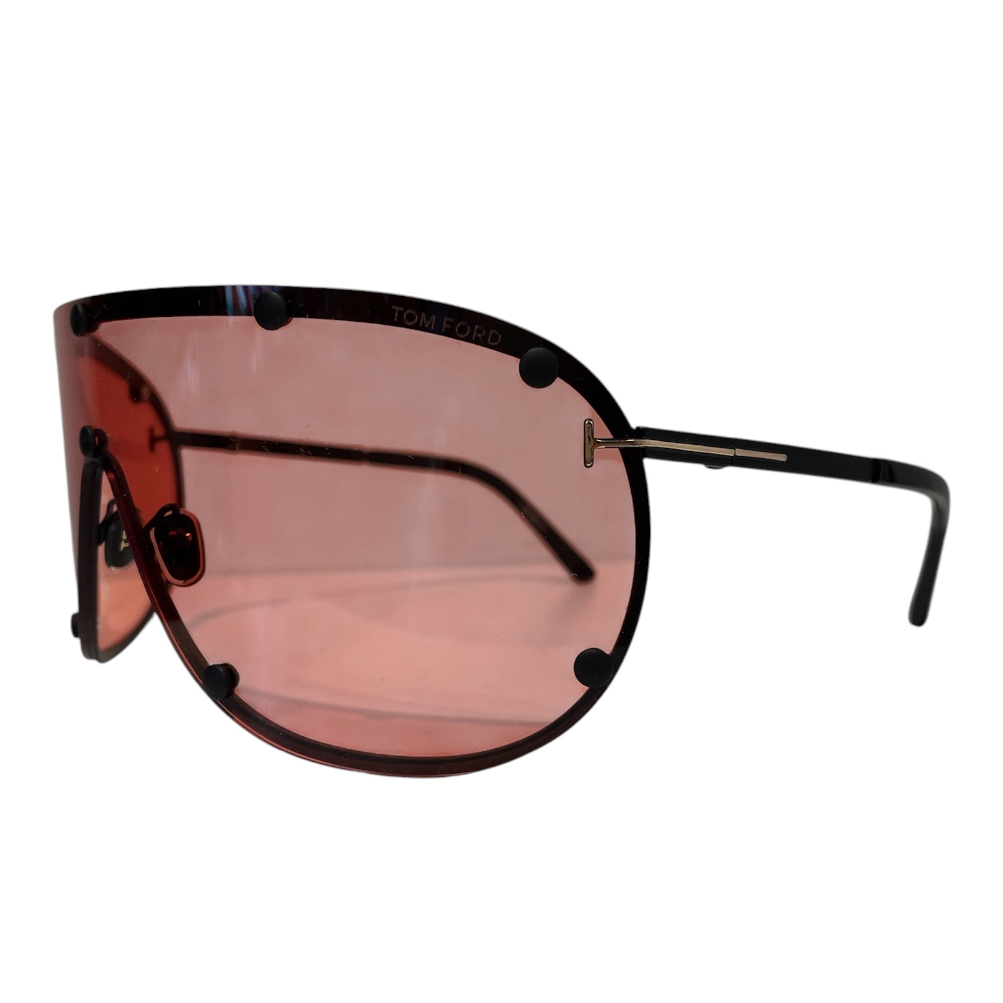 TOM FORD/Sunglasses/Celluloid/RED/KYLER SHIELD SUNGLASSES view 2