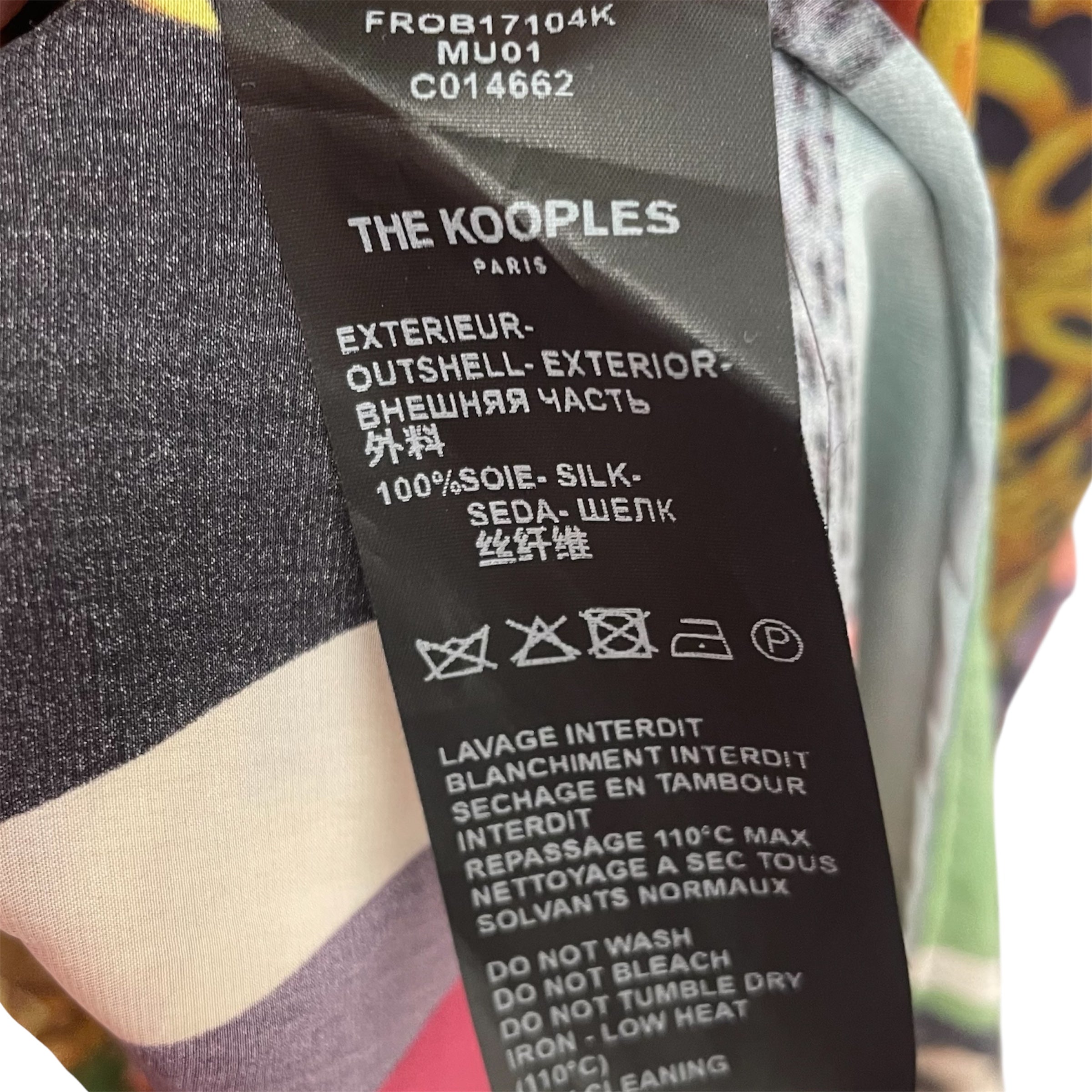 The Kooples/LS Blouse/1/All Over Print/Silk/MLT/SHINY PATCH BAROQUE view 4
