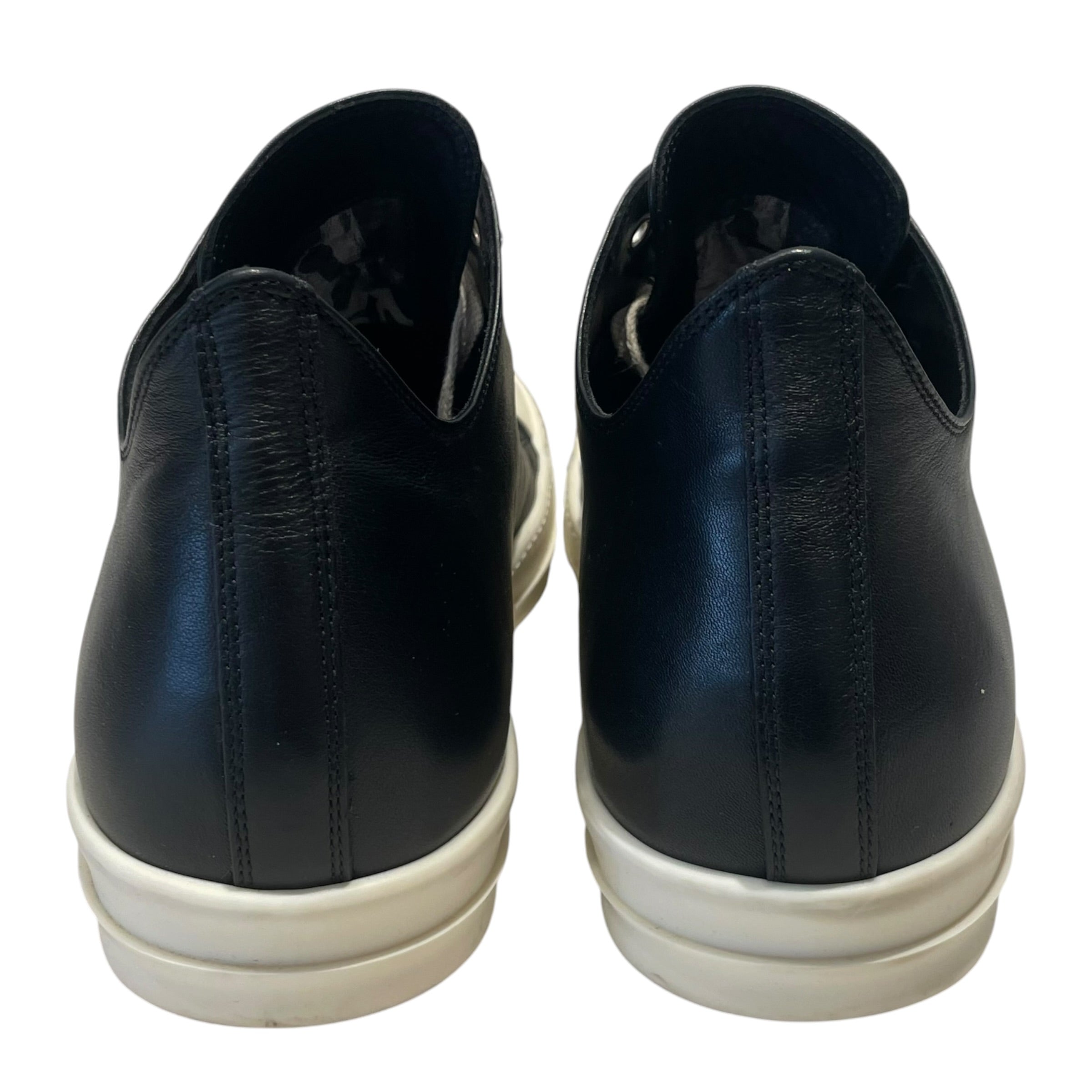 Rick Owens/Low-Sneakers/US 10.5/Leather/BLK/RAMONES LOW TOP SNEAKERS view 6