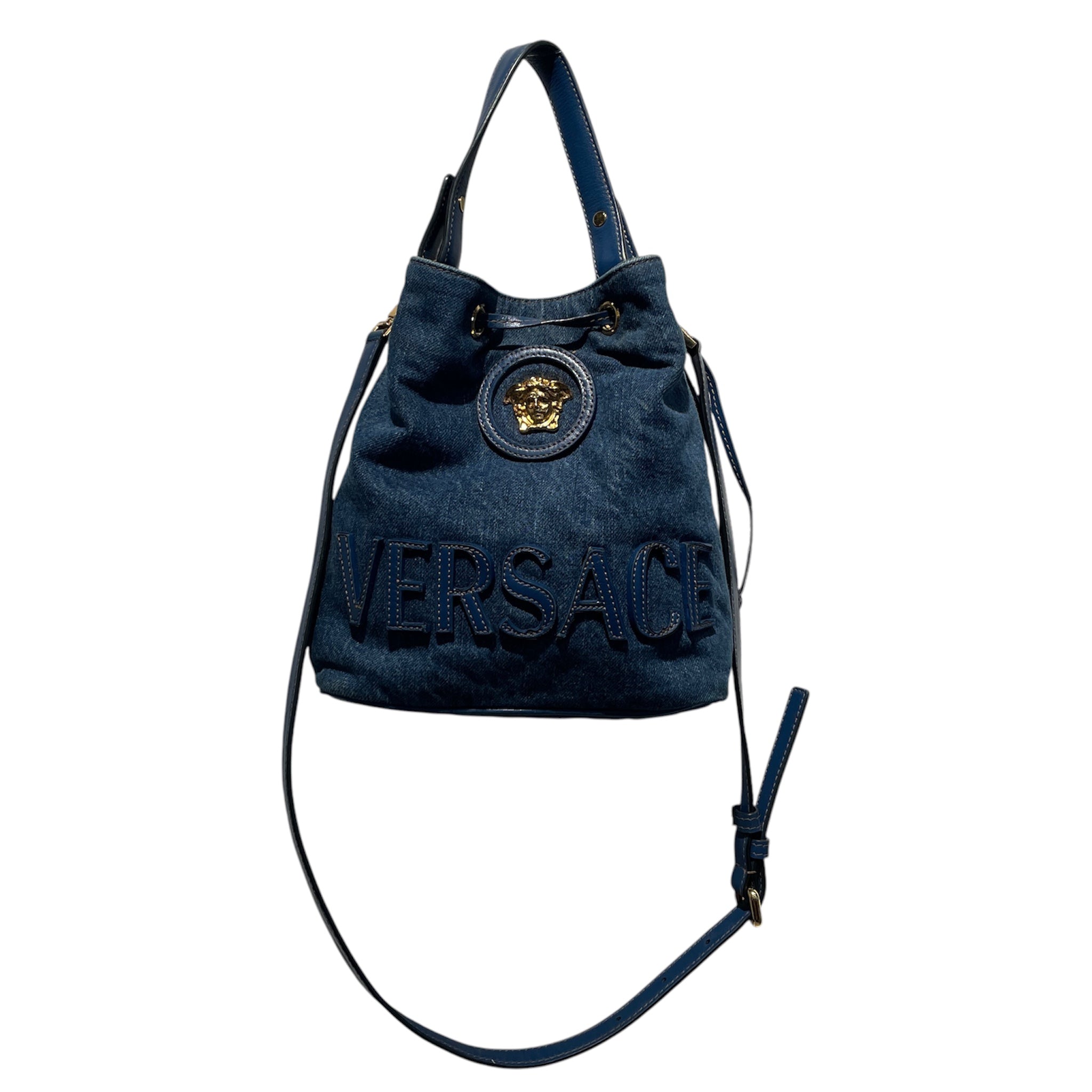 VERSACE/Hand Bag/Denim/BLU/ view 1