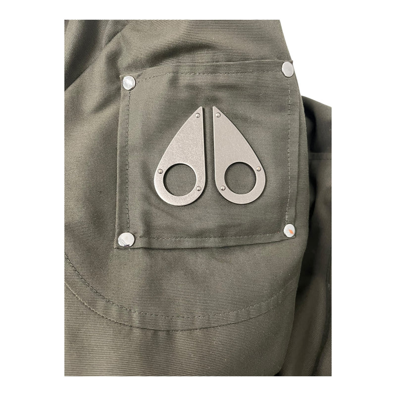 MOOSE KNUCKLES/Mountain Parka/M/Cotton/GRN/INISDE HOCKEY PATCH