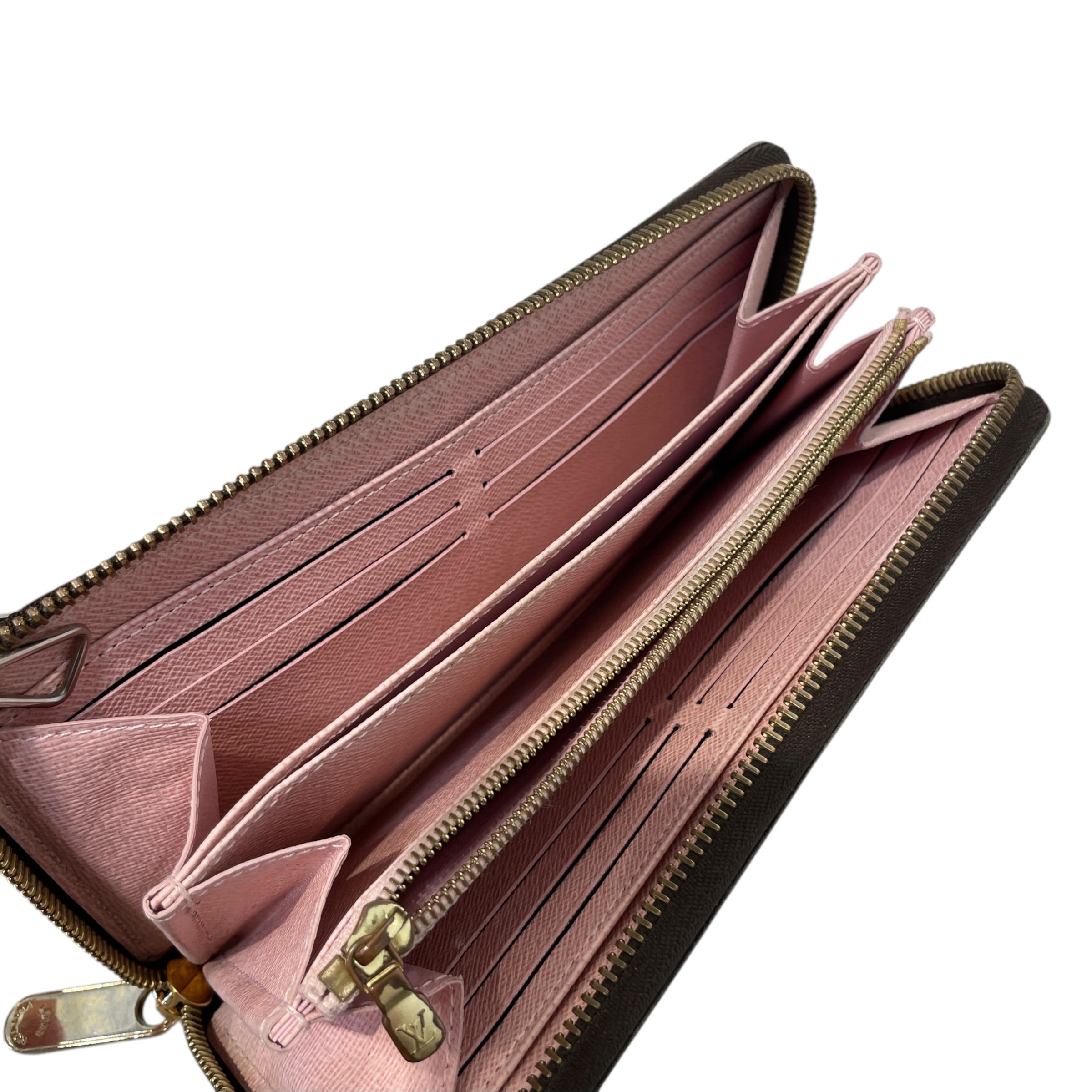 LOUIS VUITTON/Long Wallet/Monogram/Leather/BRW/L's/Rose Ballerine Clemence Wallet view 3