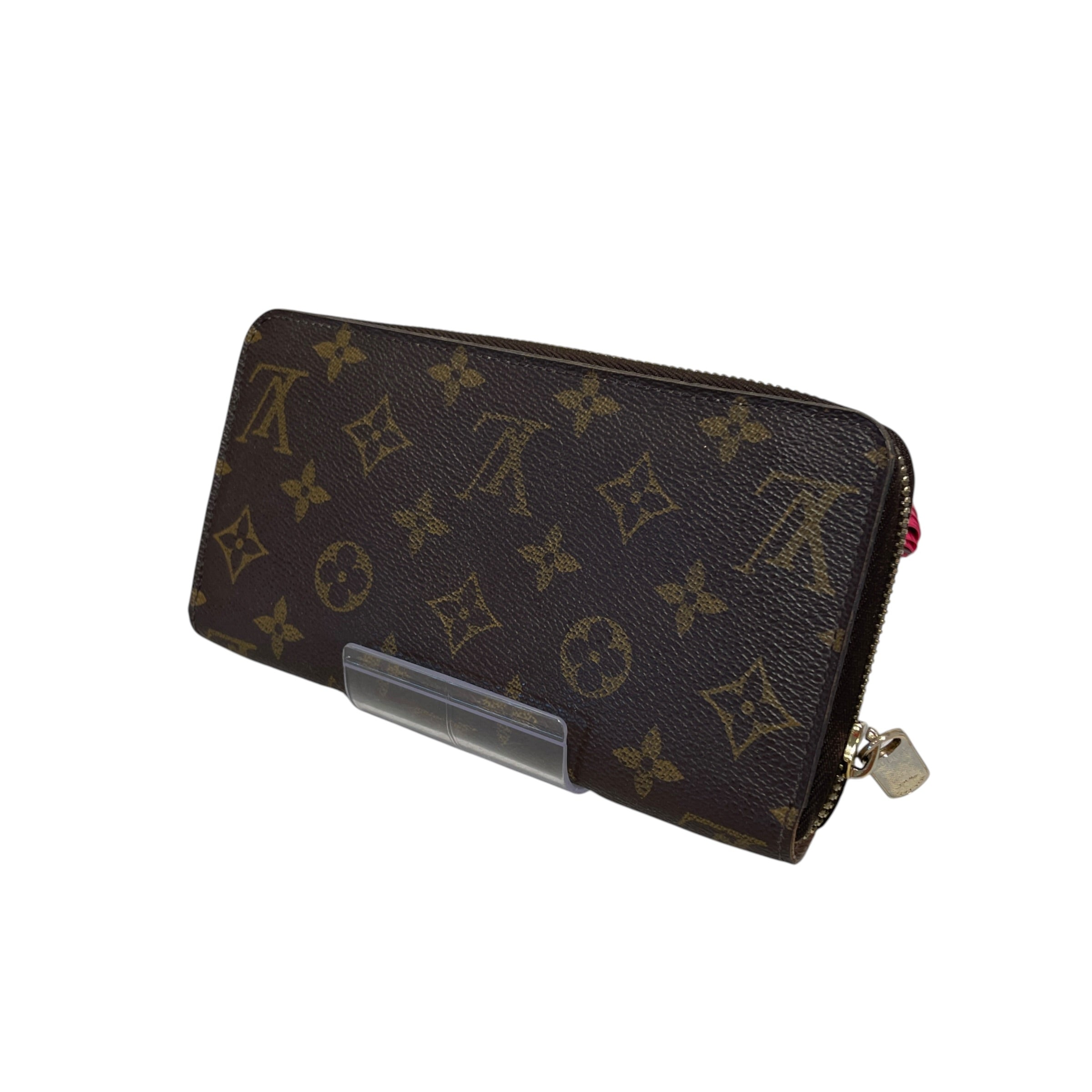 LOUIS VUITTON/Long Wallet/Monogram/Leather/BRW/L's/Rose Ballerine Clemence Wallet view 1
