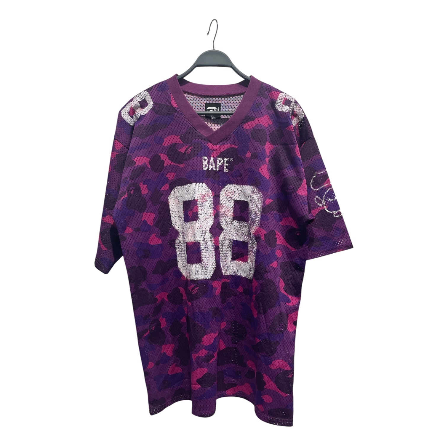 A BATHING APE/T-Shirt/XL/Nylon/PPL/Camouflage/ view 1