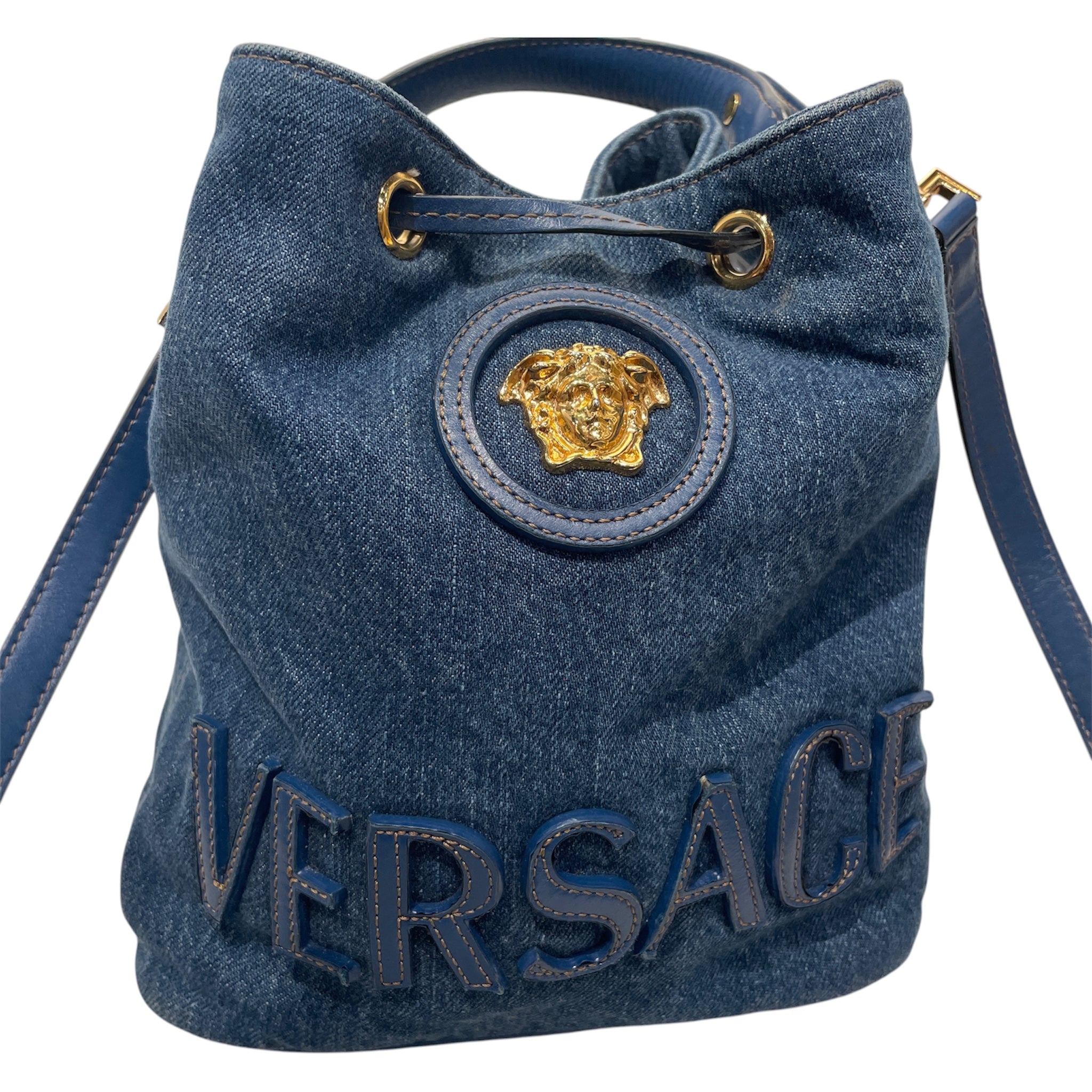 VERSACE/Hand Bag/Denim/BLU/ view 5