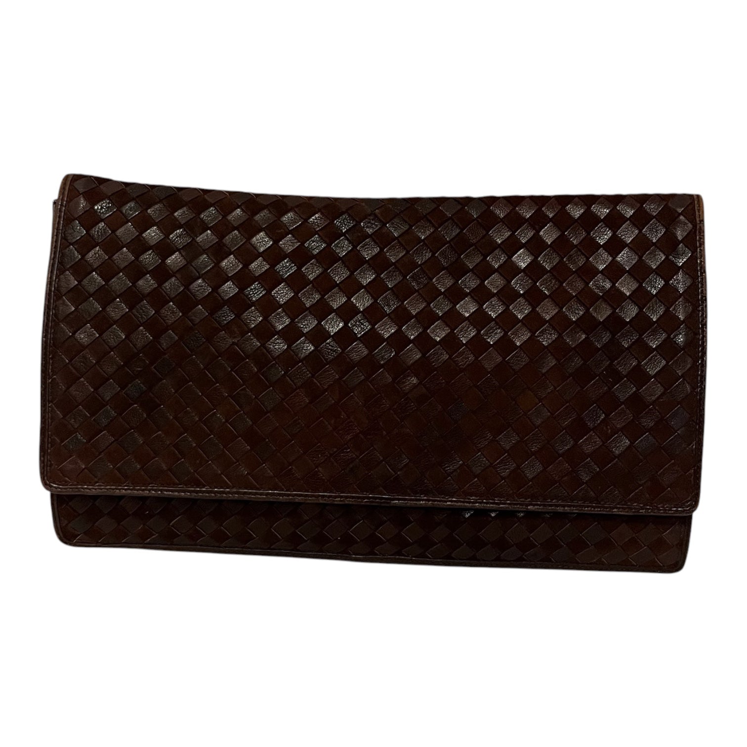 BOTTEGA VENETA/Clutch Bag/Leather/BRW/vintage suede/leather view 1