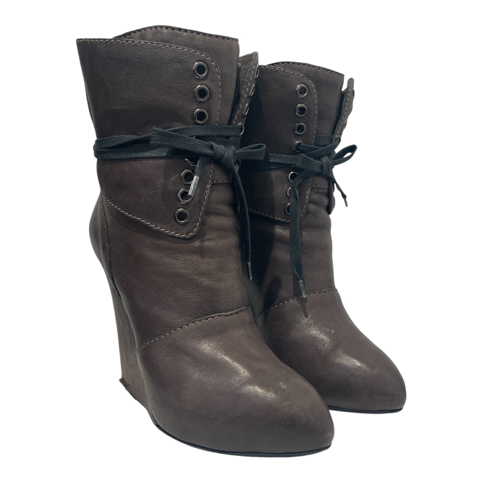Giuseppe Zanotti/Heels/Leather/BRW/platform wedge view 1