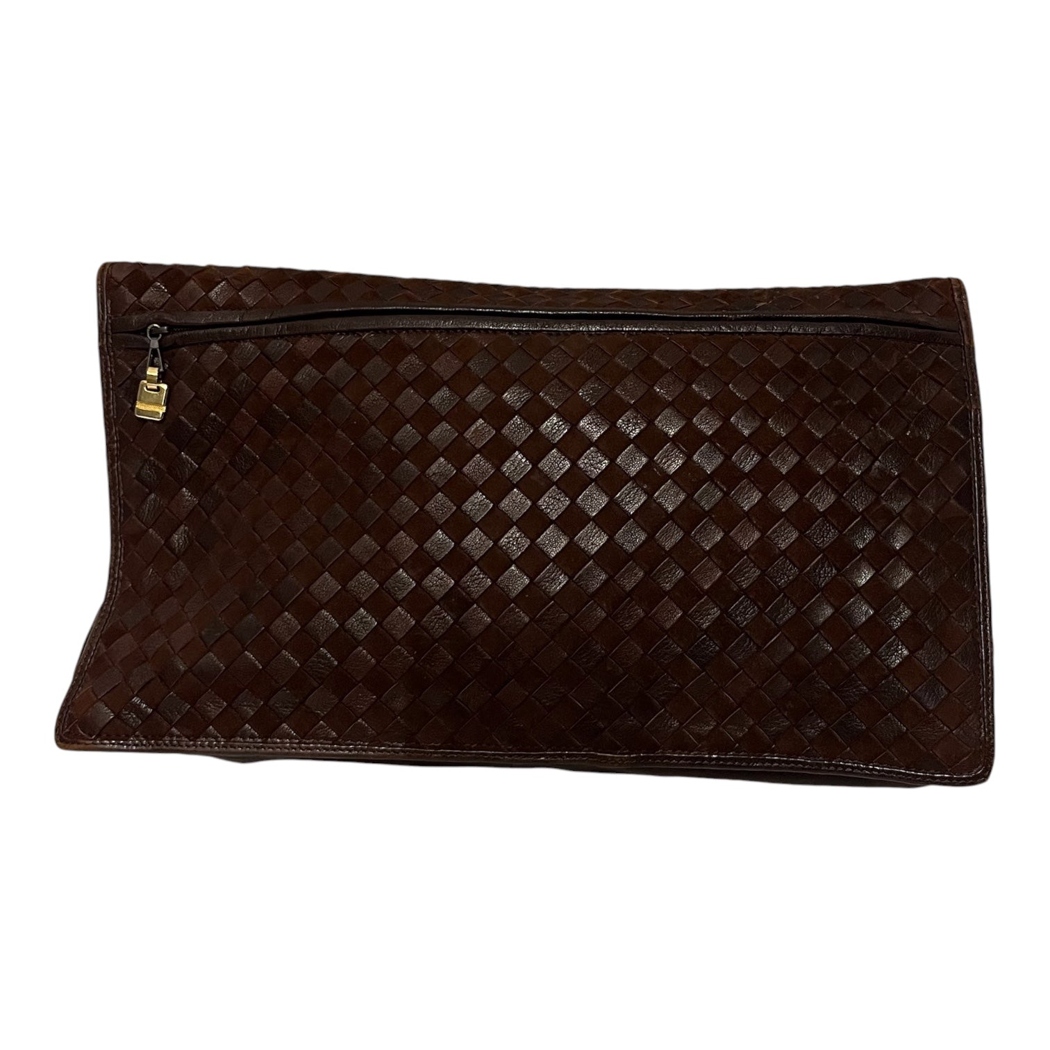 BOTTEGA VENETA/Clutch Bag/Leather/BRW/vintage suede/leather view 2
