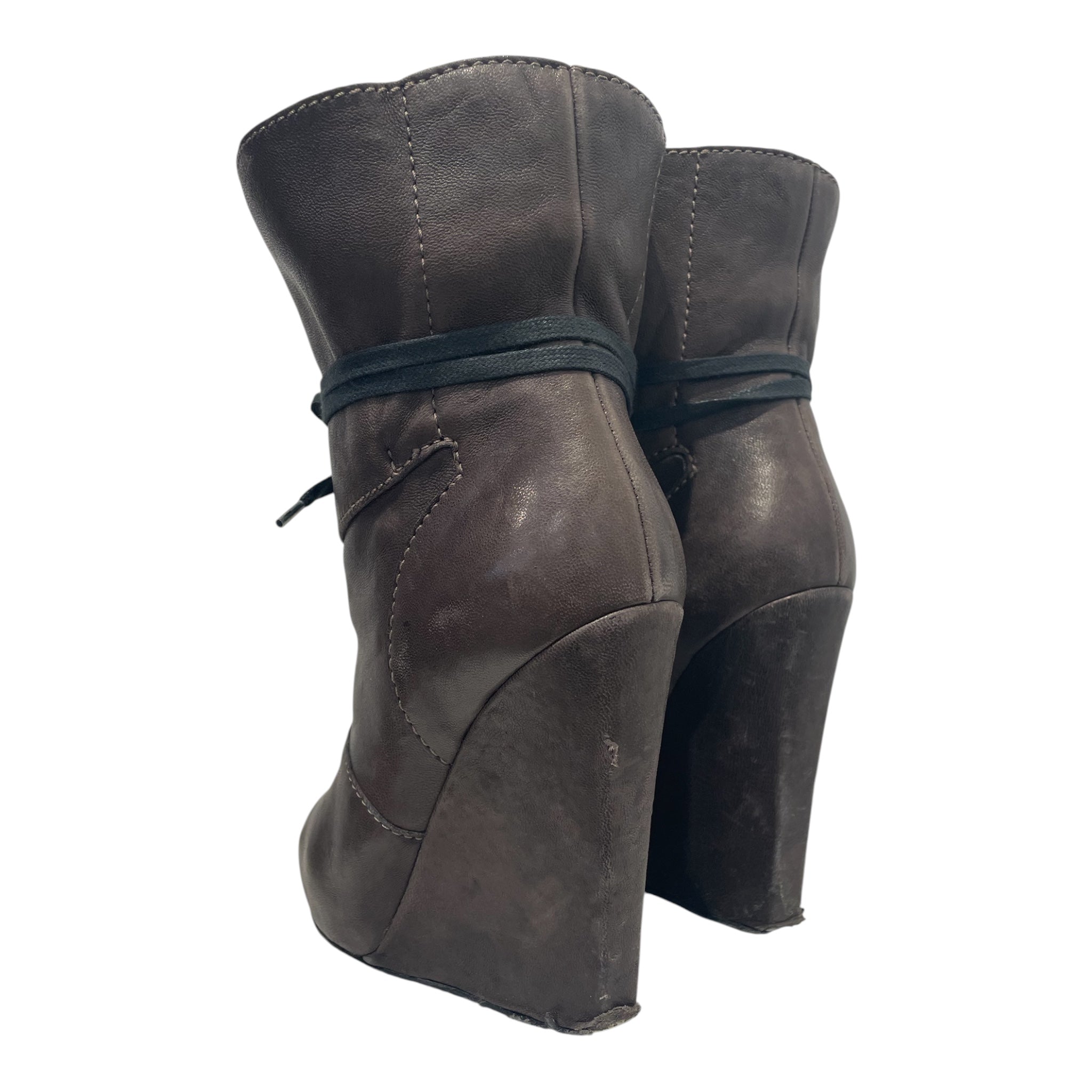 Giuseppe Zanotti/Heels/Leather/BRW/platform wedge view 2