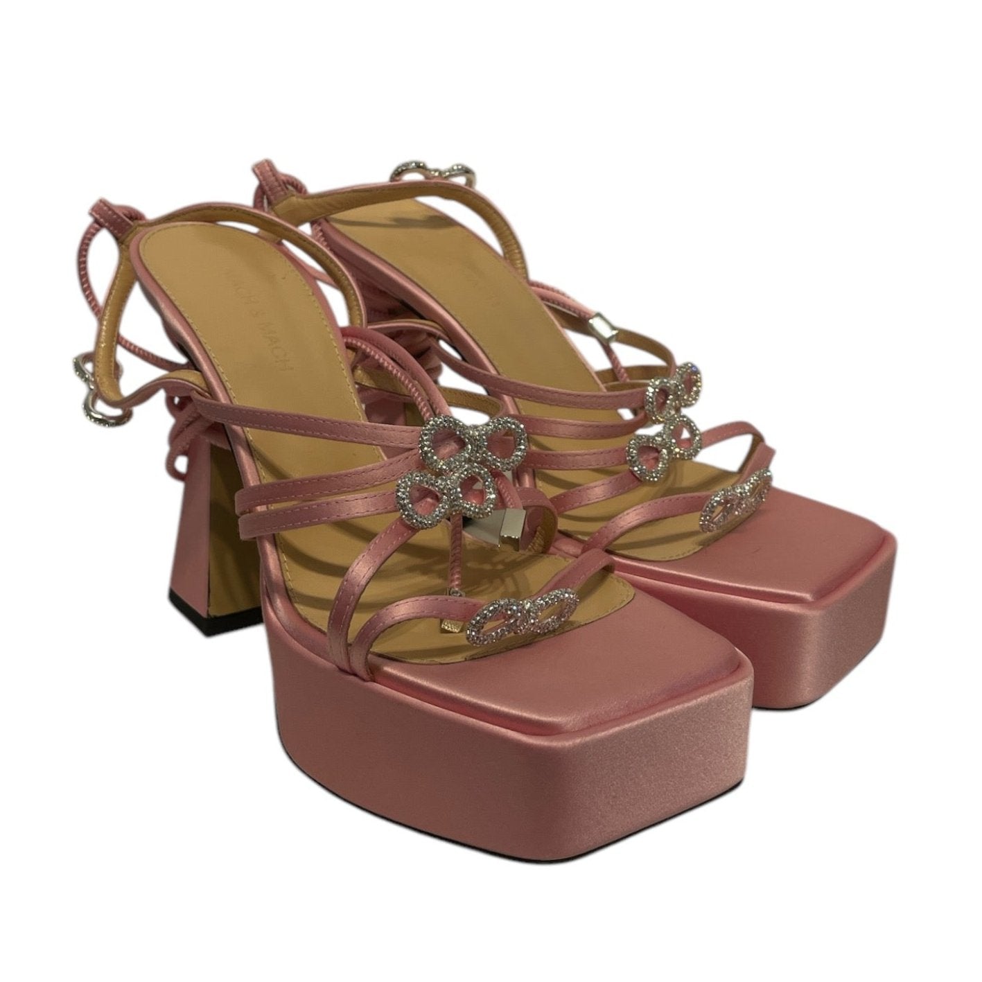 Mach & Mach/Heels/EU 40/Leather/PNK/Studded Ribbon Leather Pink view 1