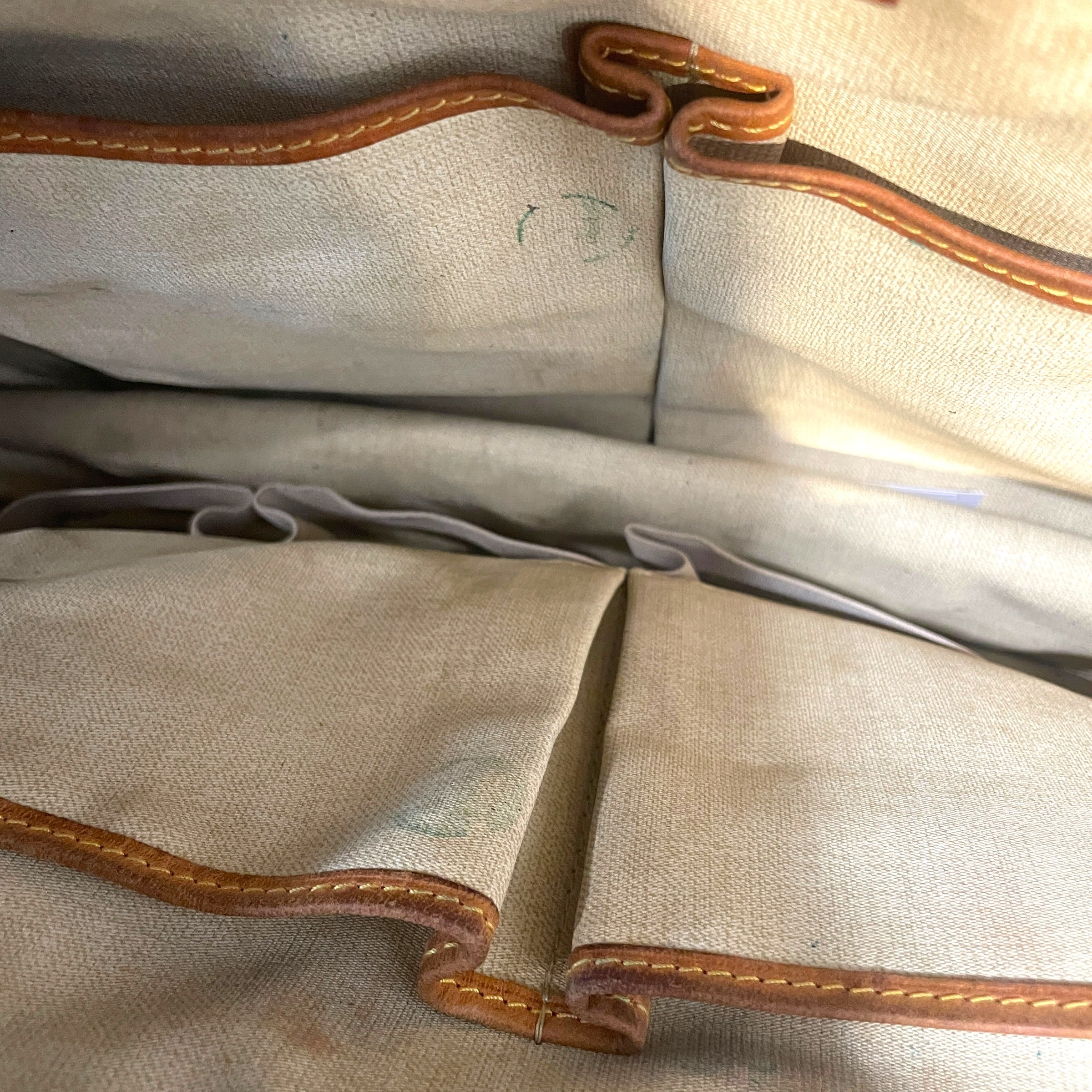 LOUIS VUITTON/Hand Bag/Monogram/Leather/BRW/Deauville Vachetta Mono Bag view 5