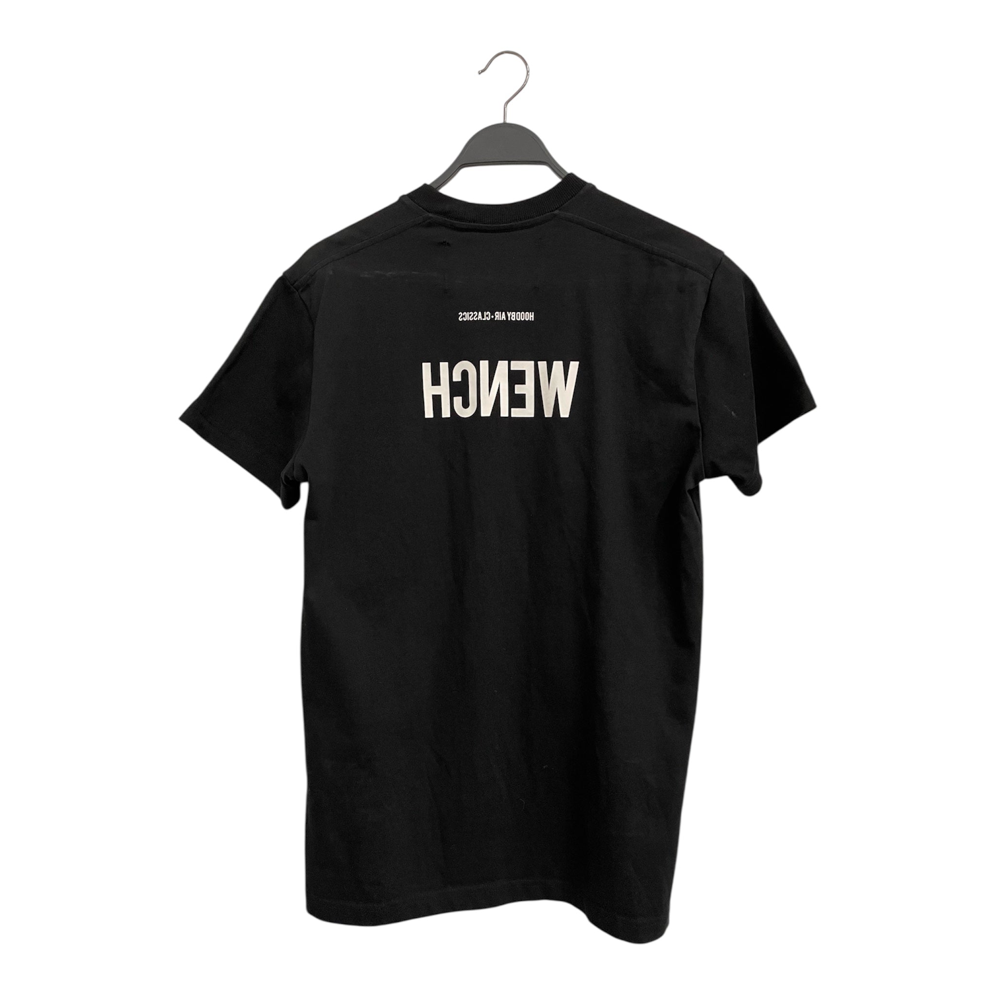 HOOD BY AIR./T-Shirt/M/Cotton/BLK/WENCH FACE PRINT view 2