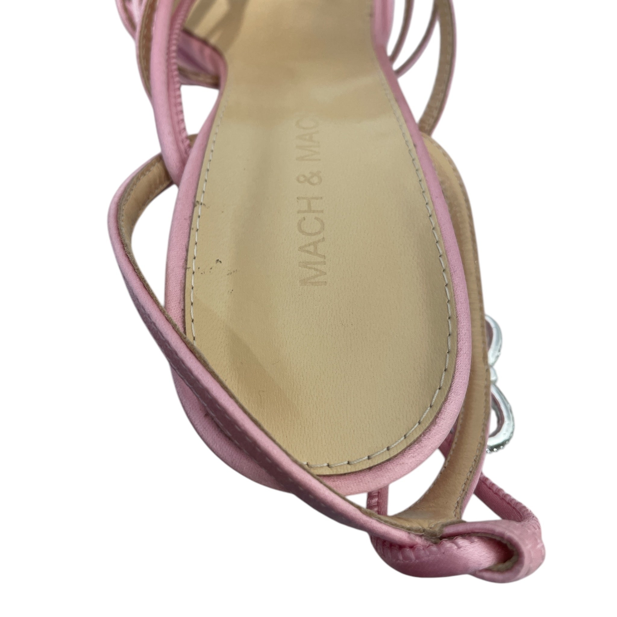 Mach & Mach/Heels/EU 40/Leather/PNK/Studded Ribbon Leather Pink view 3