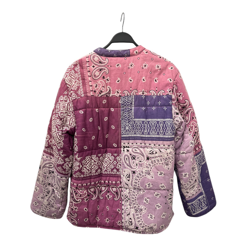 KAPITAL/Quilted Jkt/L/Cotton/PPL/Paisley/Patchwork Gauze Blouson