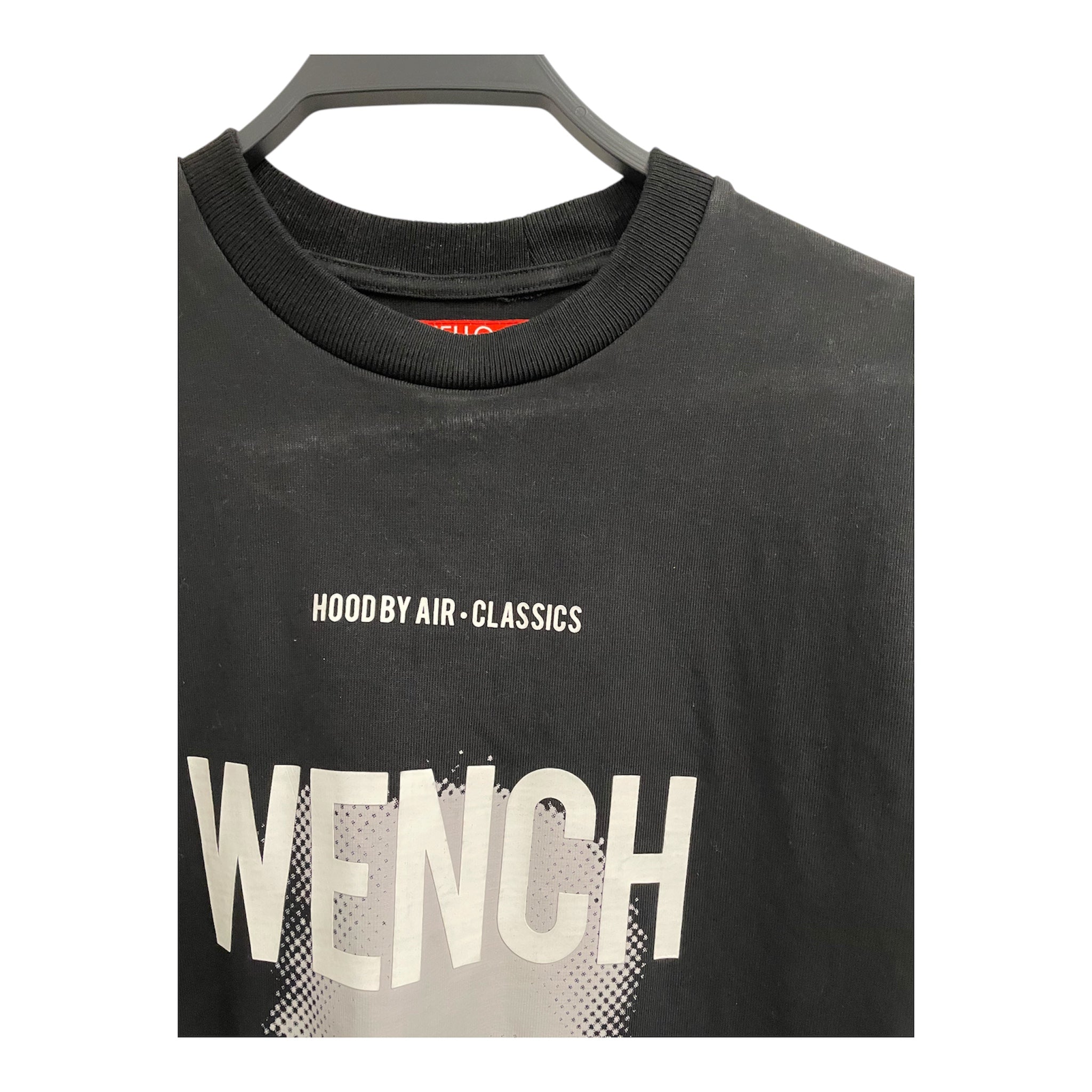 HOOD BY AIR./T-Shirt/M/Cotton/BLK/WENCH FACE PRINT view 6