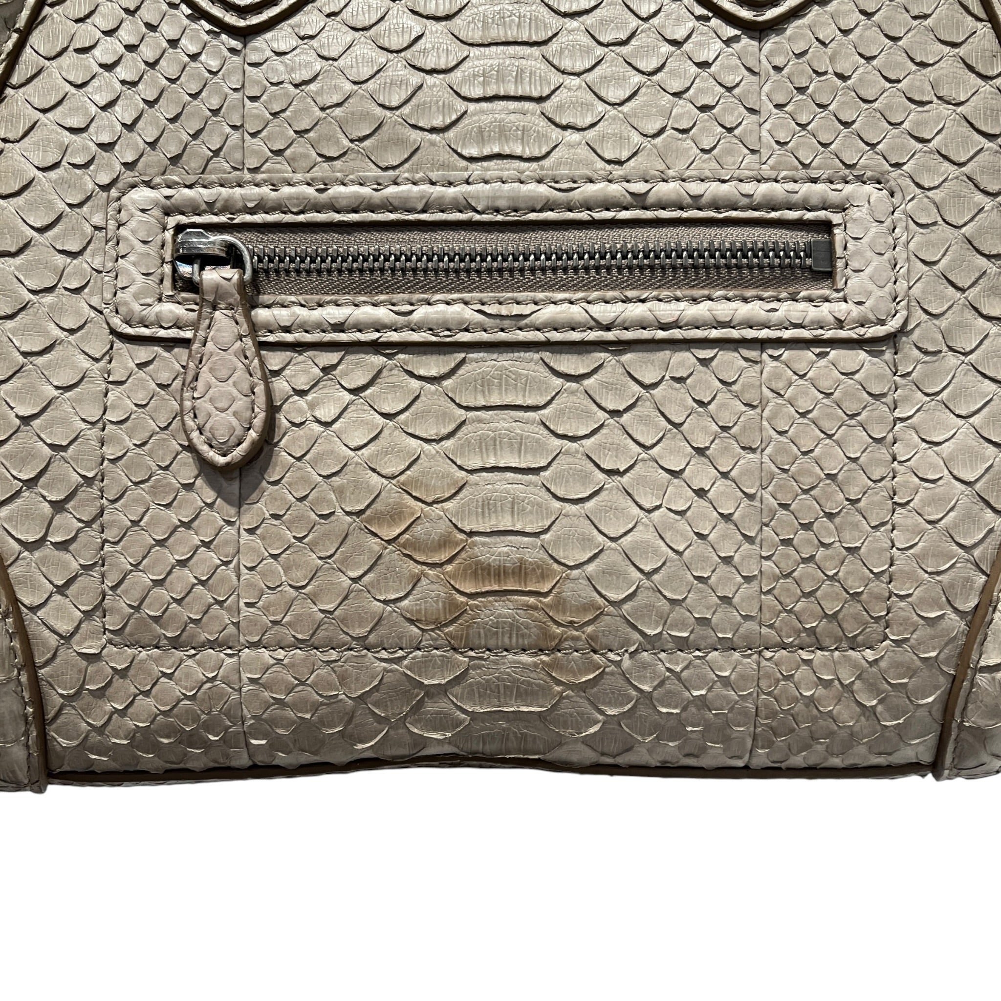 CELINE/Tote Bag/Animal Pattern/Leather/BEG/python medium phantom view 8
