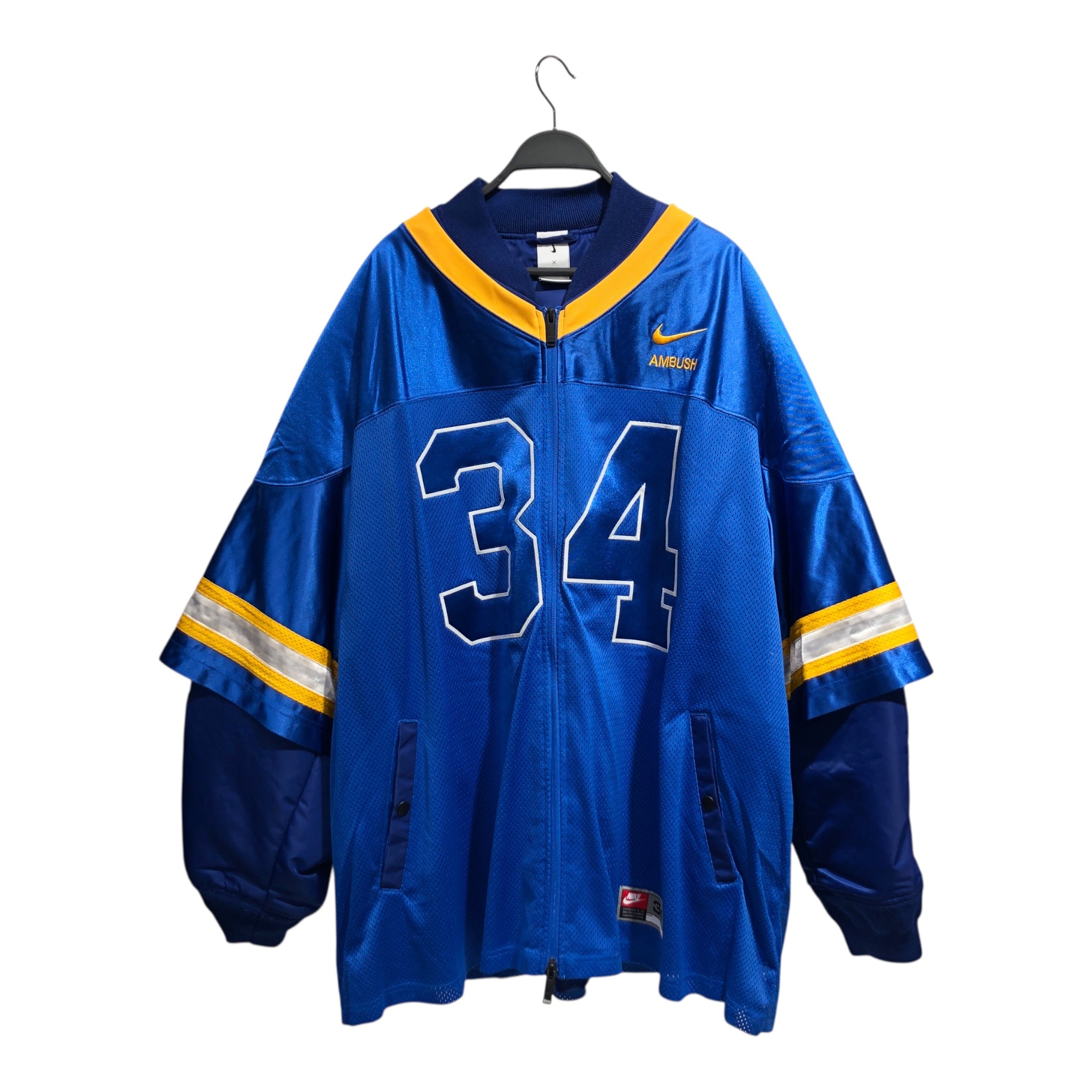 AMBUSH/NIKE/Jacket/XXL/Polyester/BLU/Graphic/#34 Football Jkt view 1