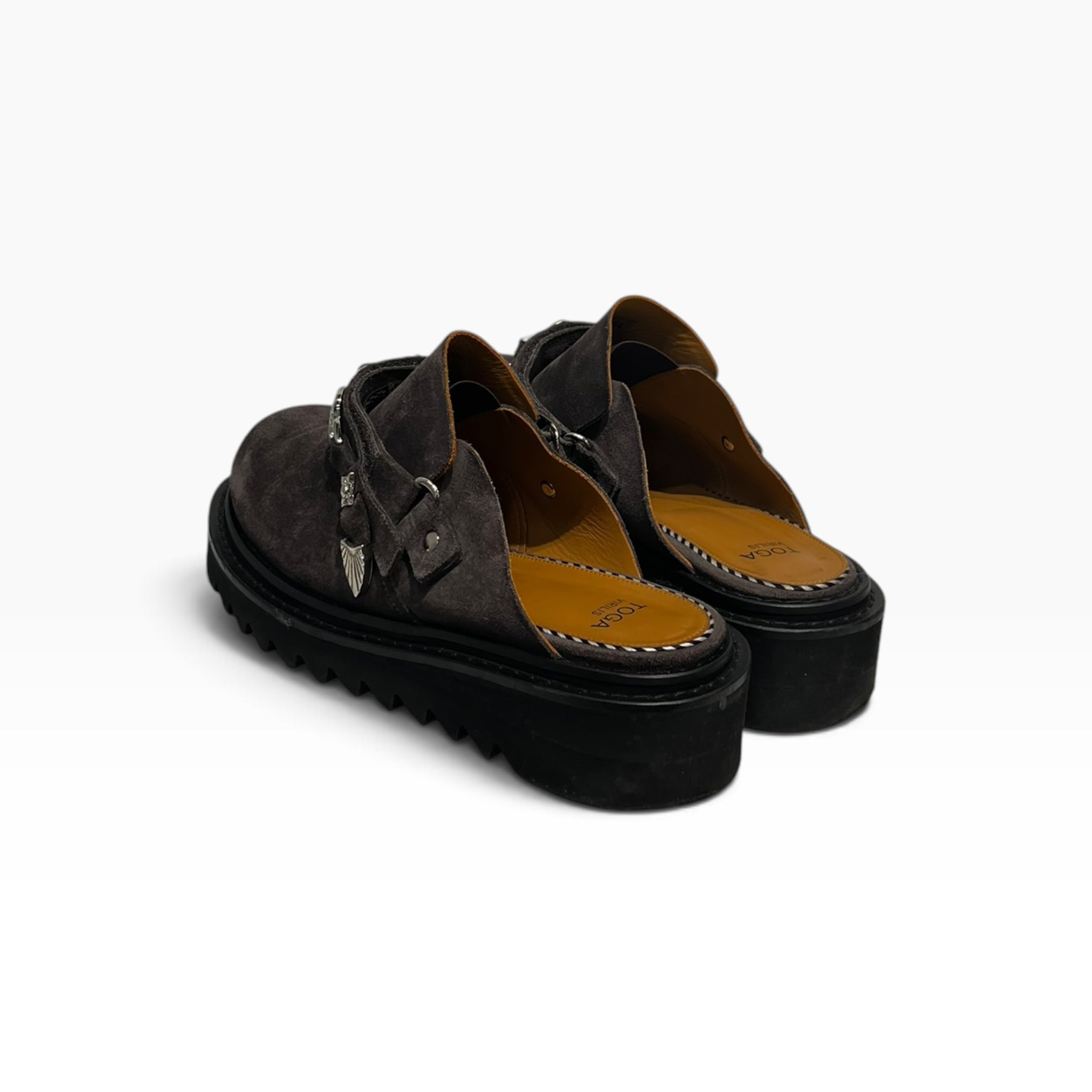 TOGA VIRILIS TOGA ARCHIVES/Loafers/US 11/Suede/GRY/aj1249-SLIDE view 2