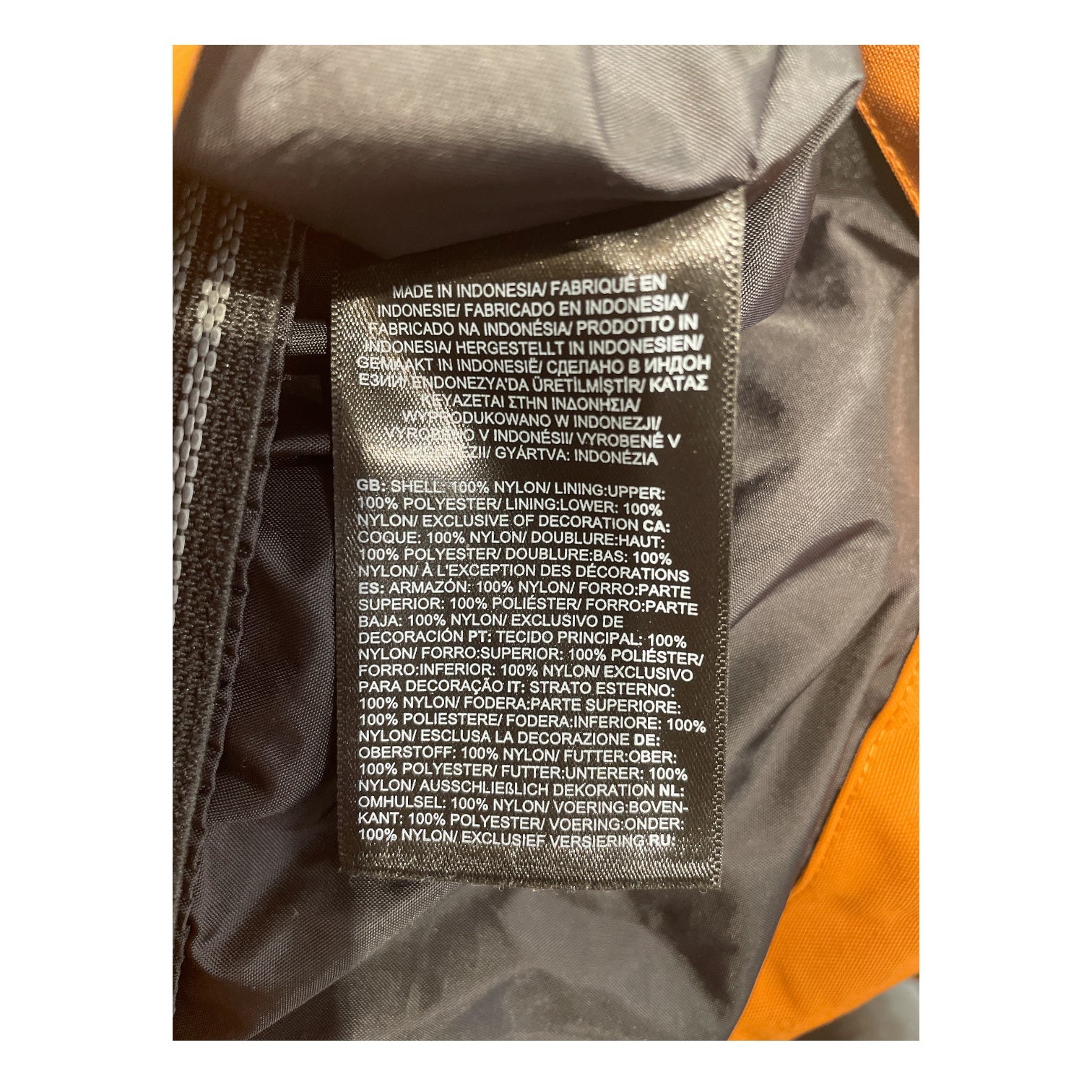 THE NORTH FACE/Jacket/L/Nylon/ORN/ANORAK view 4
