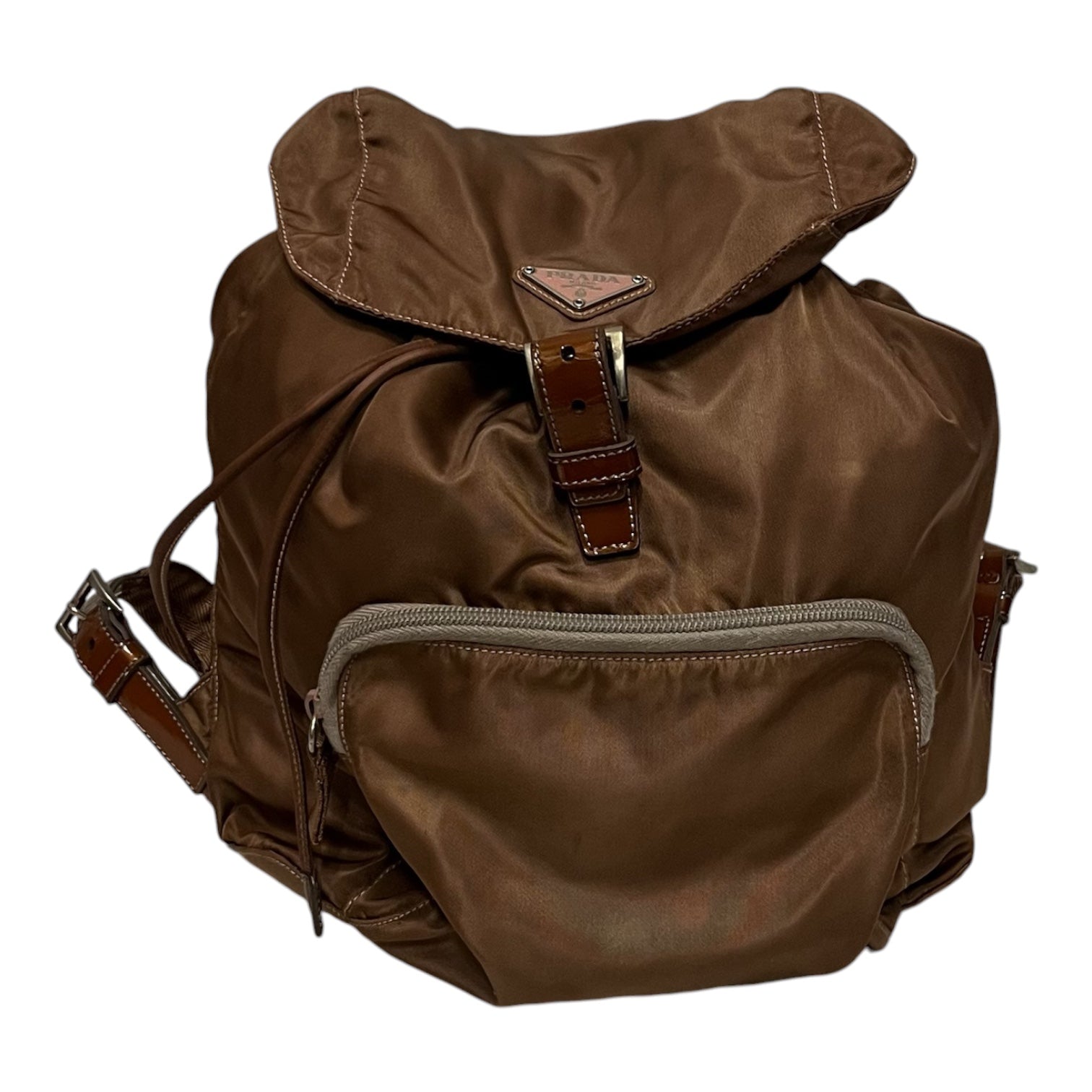 PRADA/Backpack/Nylon/BRW/tessuto view 1